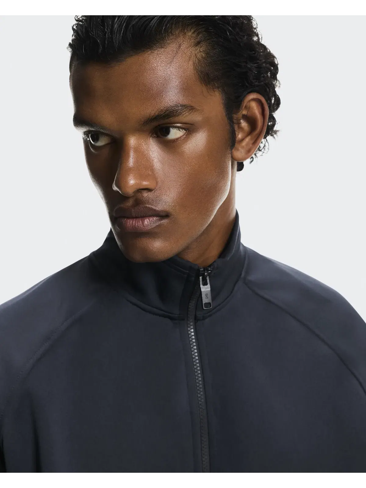 Мужская куртка на молнии с высоким воротом Courtside Full-Zip On — изображение 4 из 9, синий