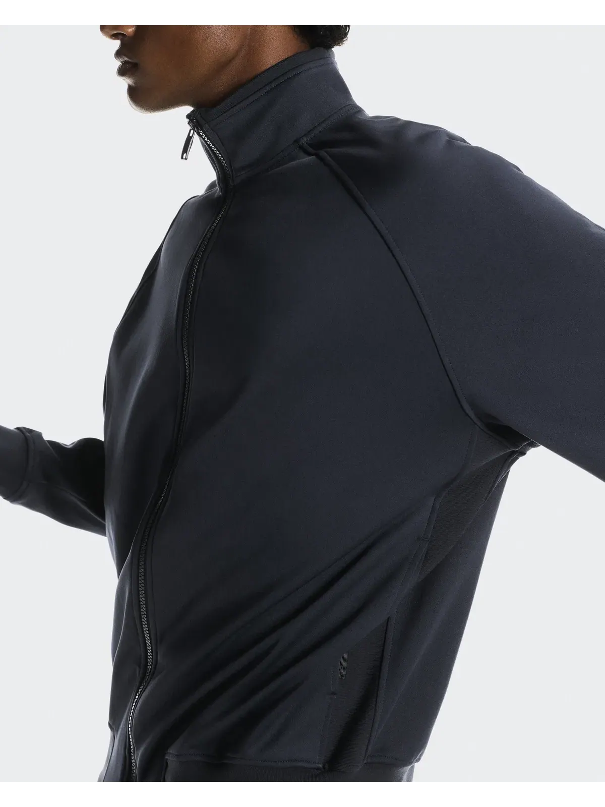 Мужская куртка на молнии с высоким воротом Courtside Full-Zip On — изображение 8 из 9, синий