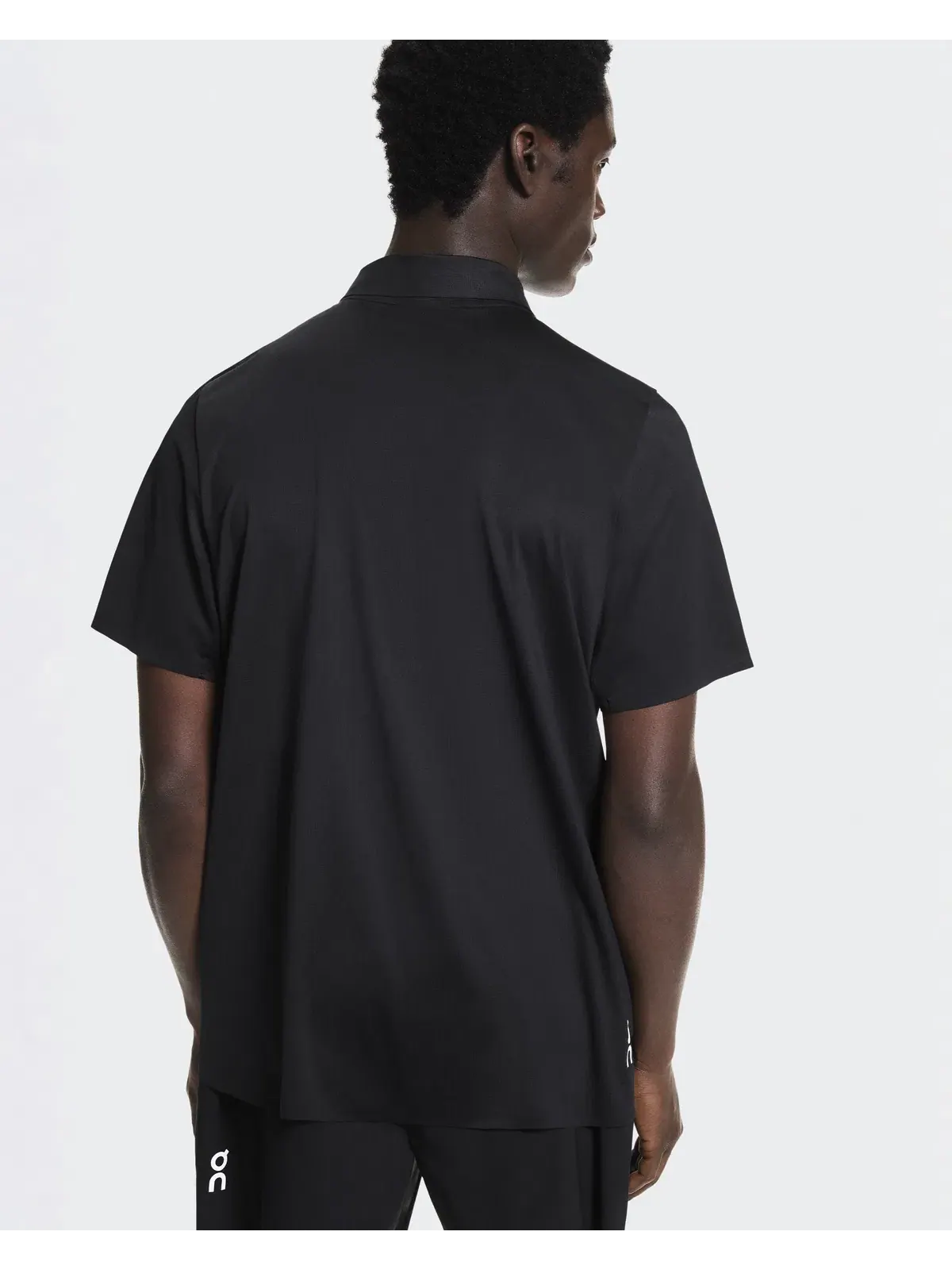 Мужское поло для тенниса с коротким рукавом Court Polo On — изображение 5 из 7, черный