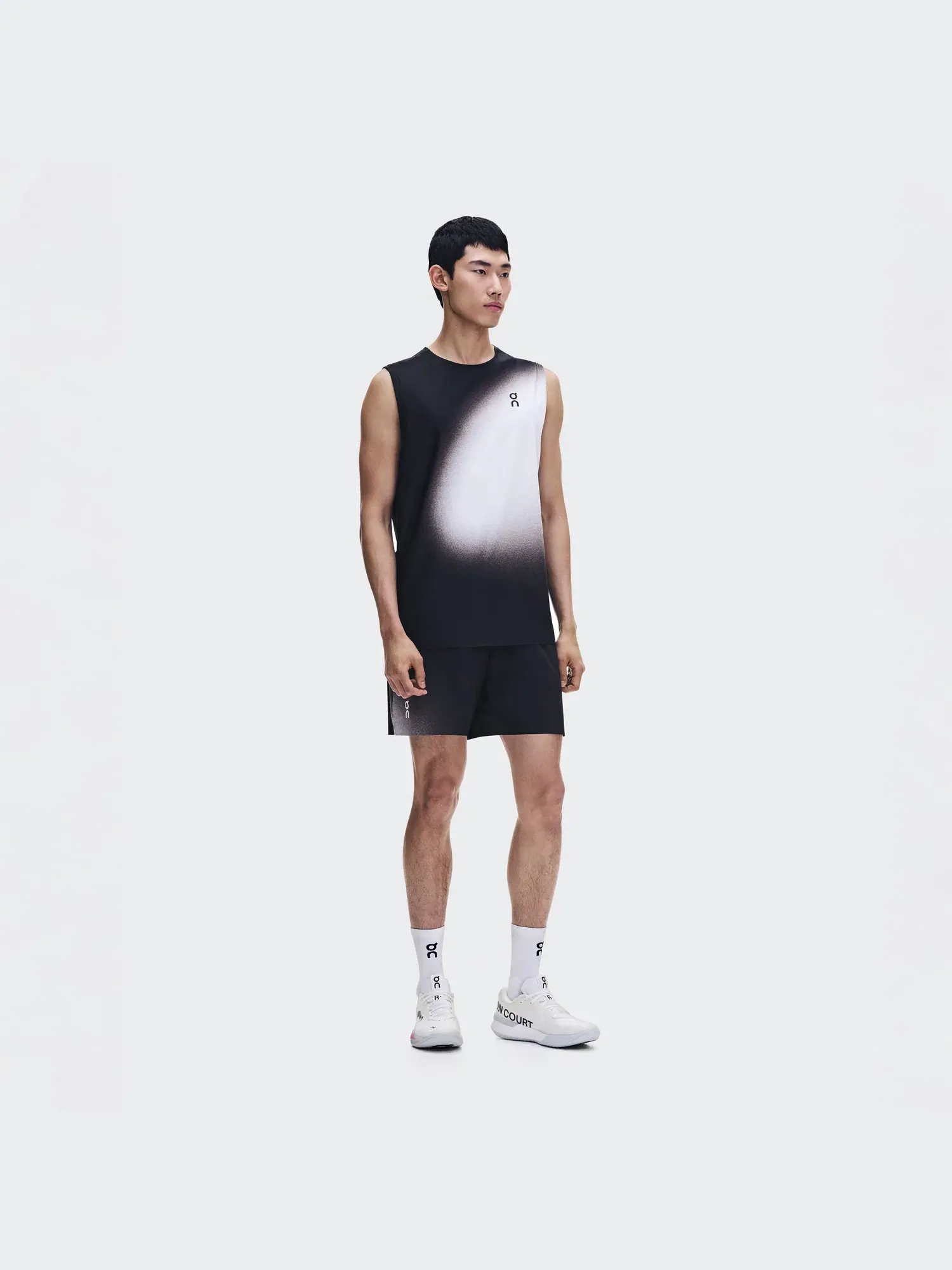 Мужские теннисные шорты с боковыми разрезами Court Shorts Swing On — изображение 8 из 9, черный