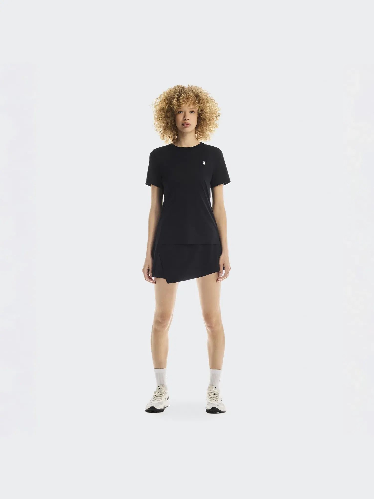 Женская юбка для тенниса с внутренними леггинсами Court Skirt Side Pleat On — изображение 7 из 8, черный