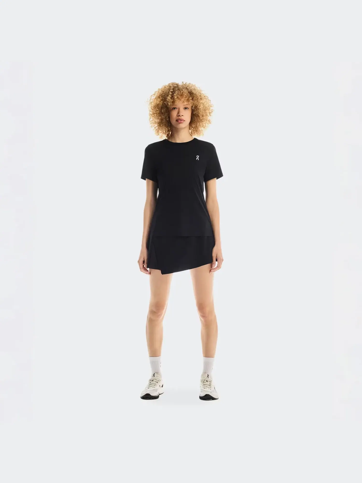 Женская юбка для тенниса с внутренними леггинсами Court Skirt Side Pleat On — изображение 8 из 8, черный