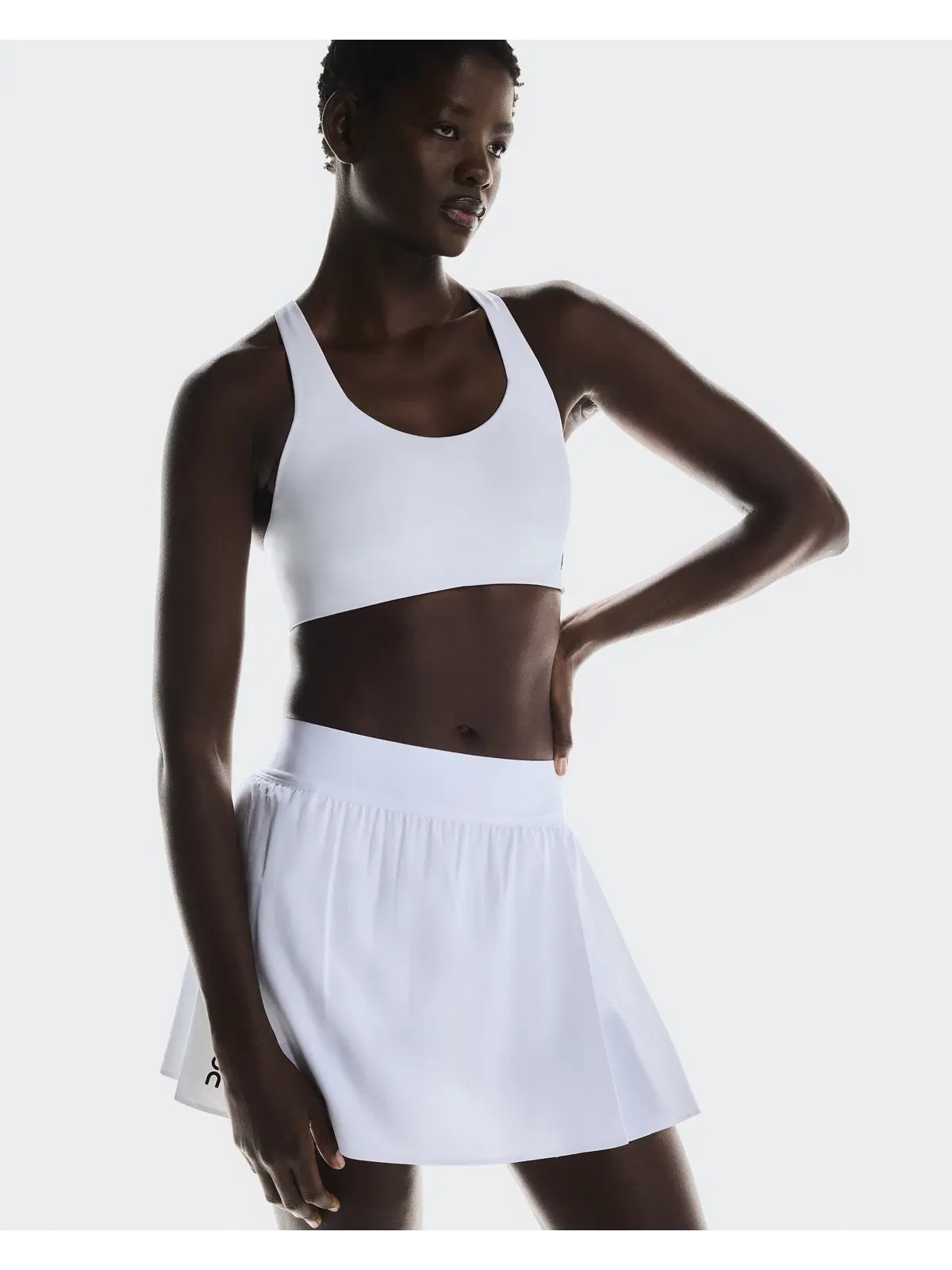 Женская юбка для тенниса со складками Court Skirt Pleated On — изображение 4 из 9, белый