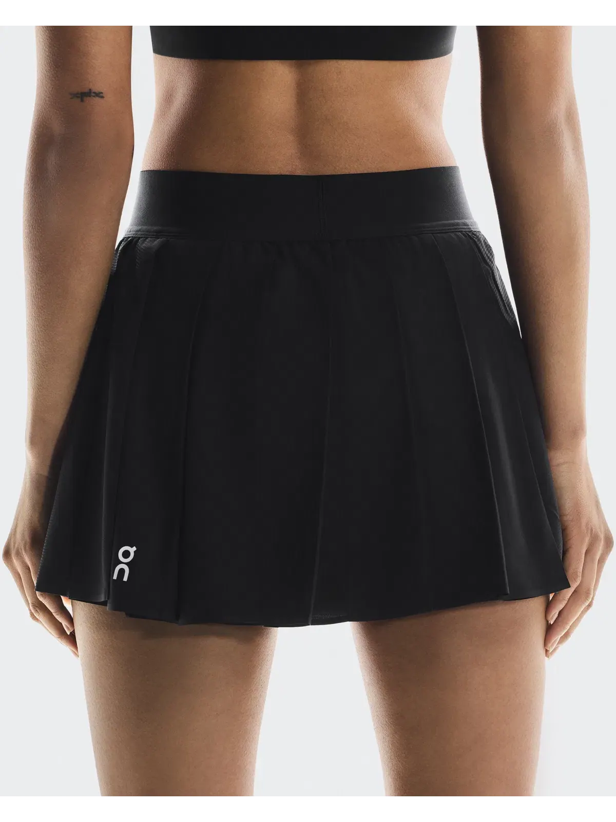 Женская юбка для тенниса со складками и встроенными леггинсами Court Skirt Pleated On — изображение 6 из 8, черный