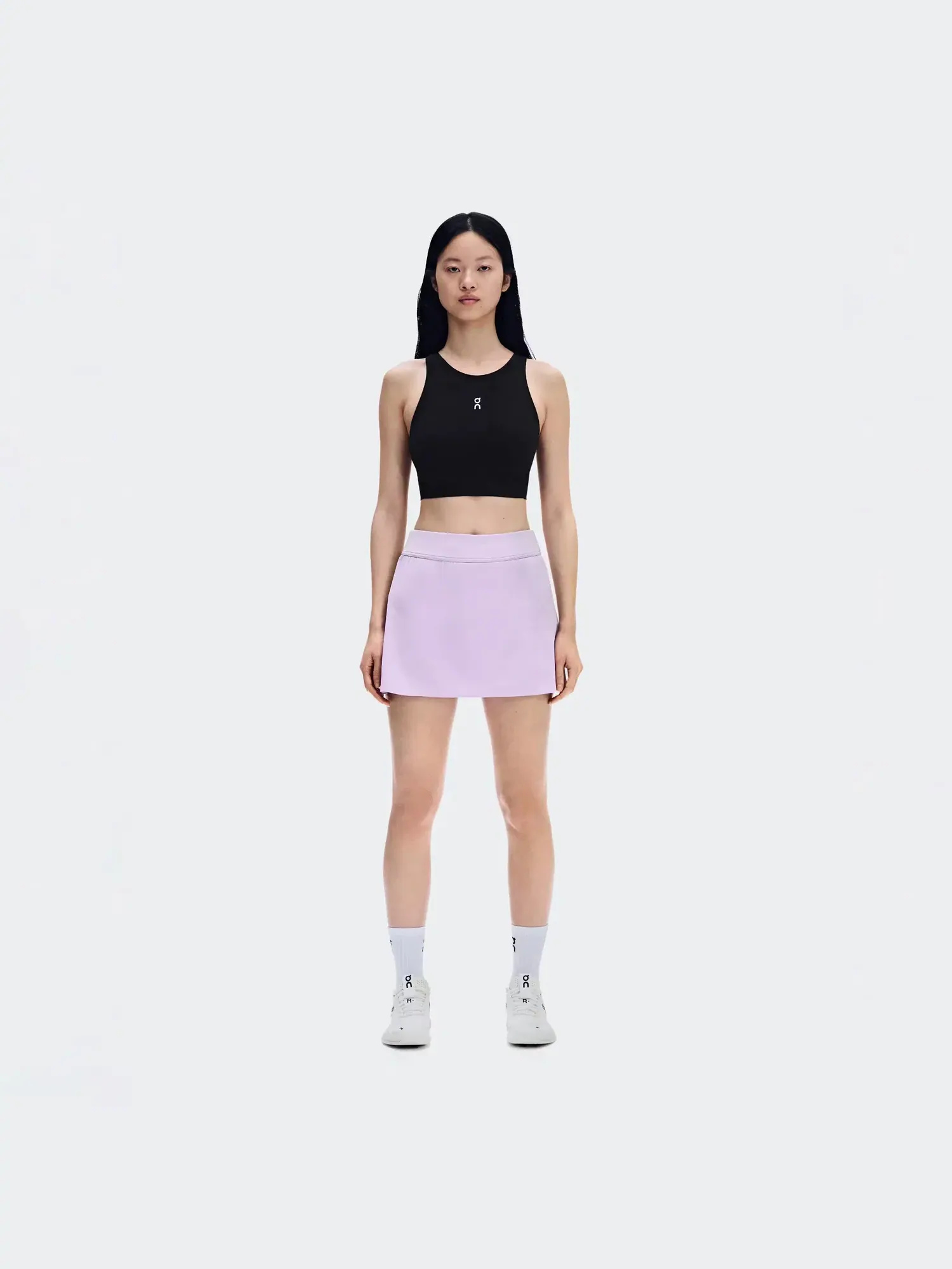 Женская теннисная юбка с боковым разрезом Court Skirt Split On, Bloom — изображение 11 из 11, светло-розовый