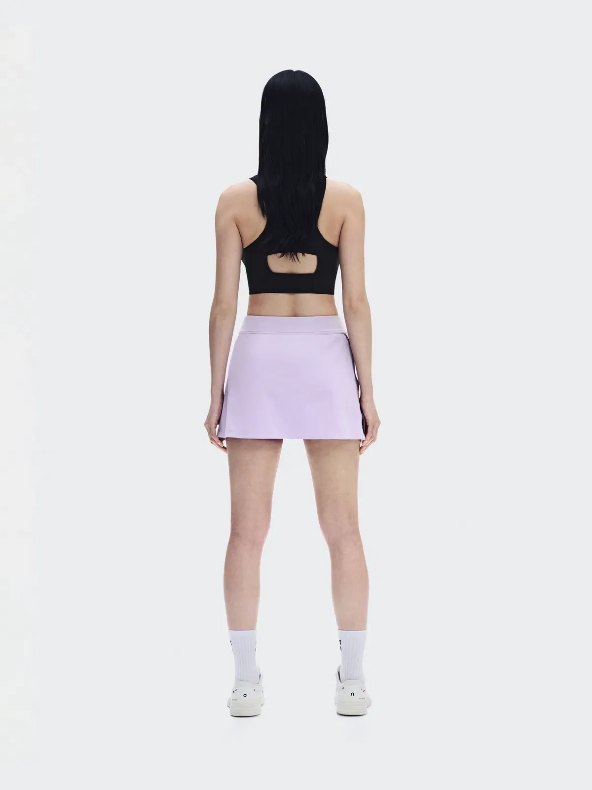 Женская теннисная юбка с боковым разрезом Court Skirt Split On, Bloom — изображение 4 из 11, светло-розовый