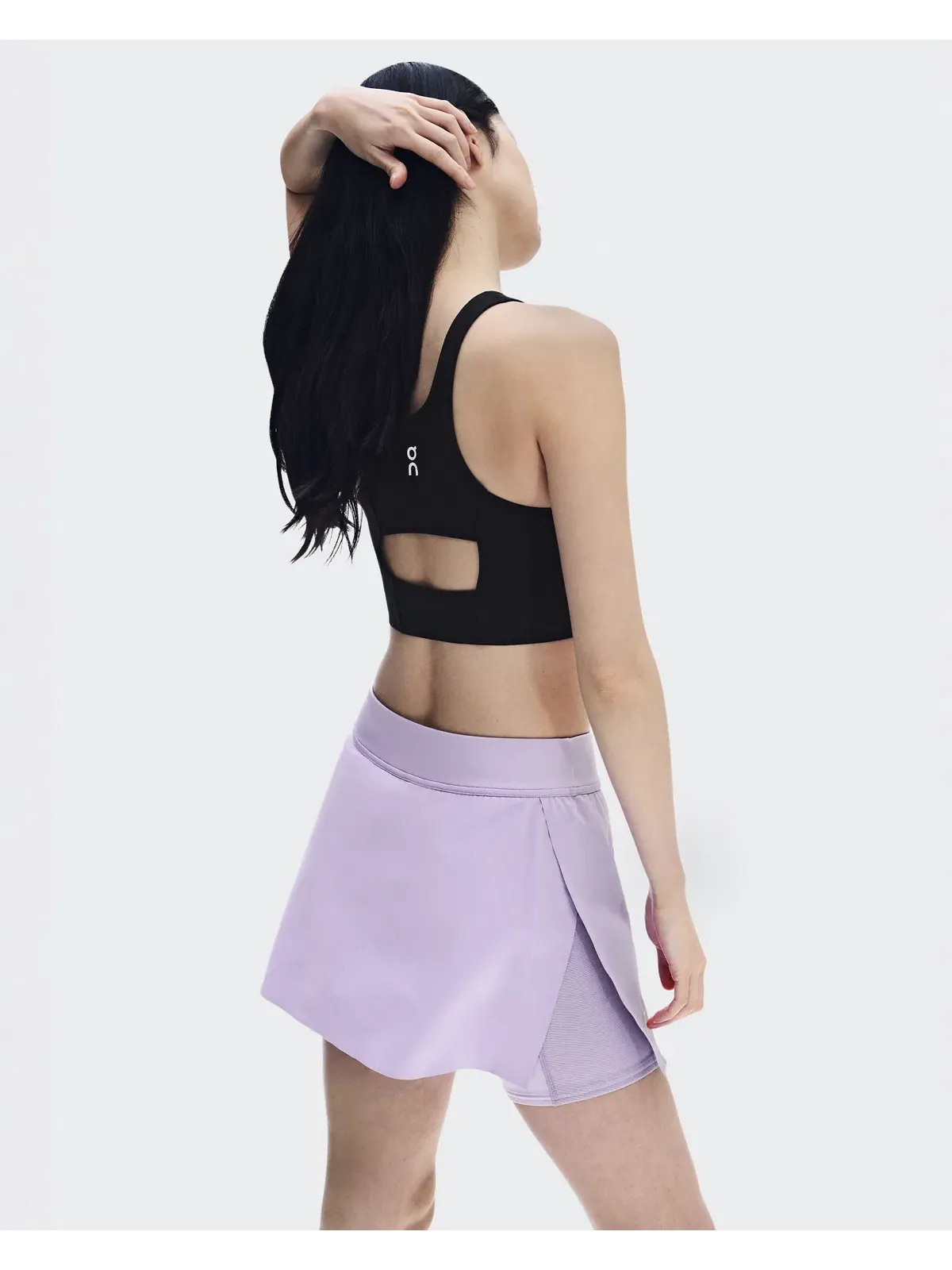 Женская теннисная юбка с боковым разрезом Court Skirt Split On, Bloom — изображение 7 из 11, светло-розовый