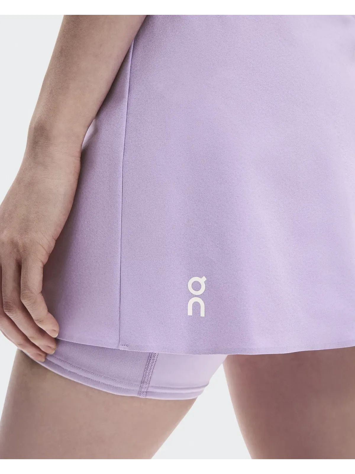Женская теннисная юбка с боковым разрезом Court Skirt Split On, Bloom — изображение 8 из 11, светло-розовый