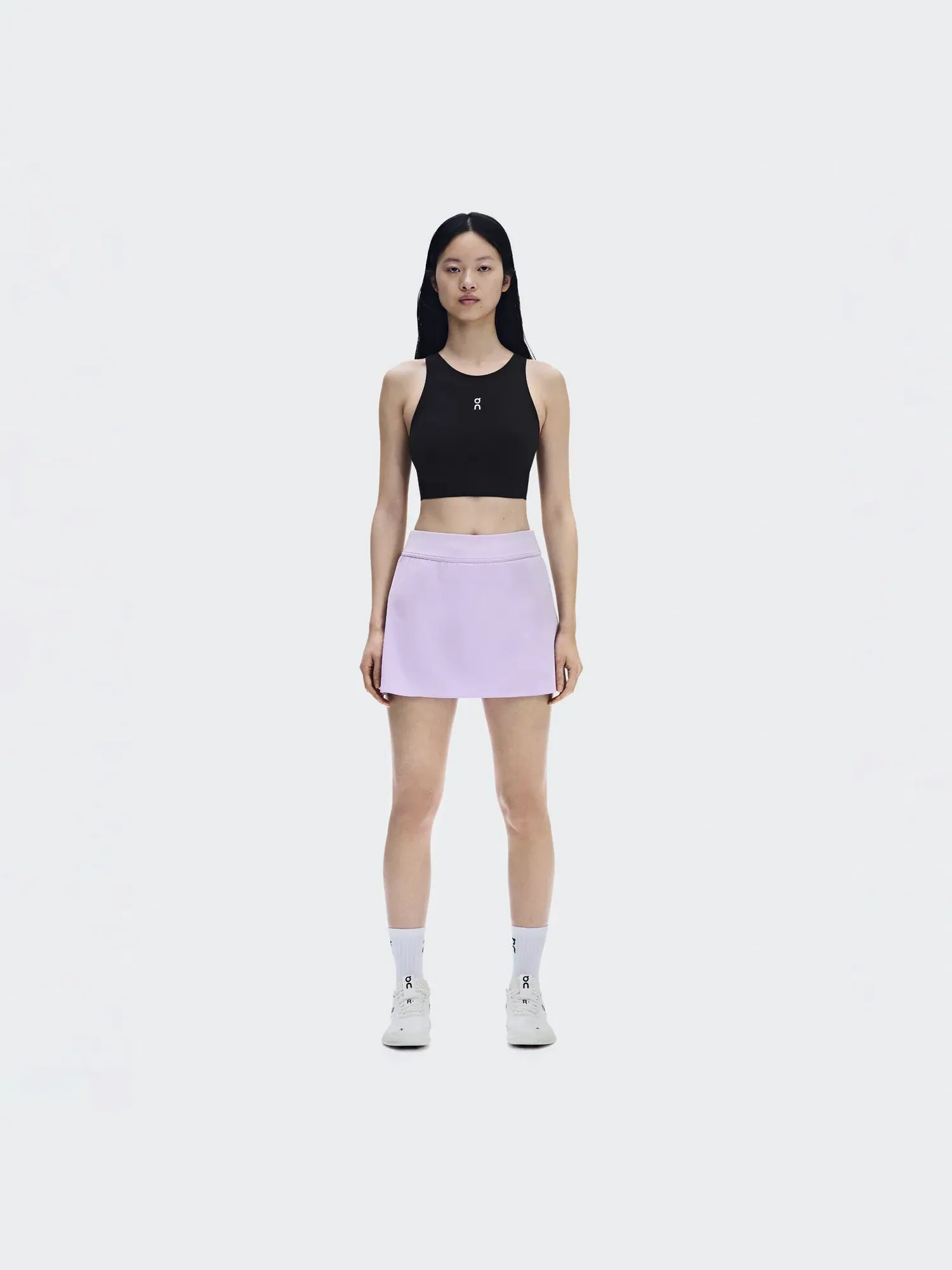 Женская теннисная юбка с боковым разрезом Court Skirt Split On, Bloom — изображение 10 из 11, светло-розовый