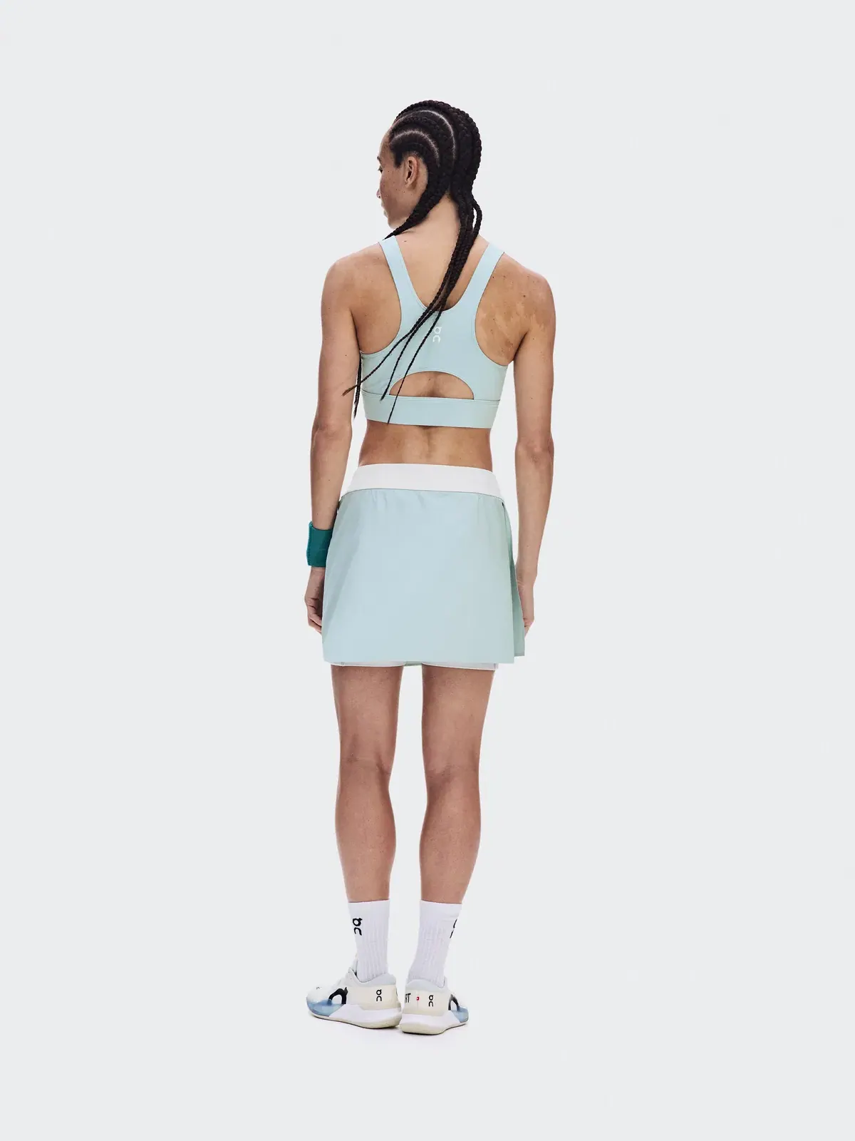 Женская теннисная юбка с боковым разрезом Court Skirt Split On Brook — изображение 4 из 8, бледно-мятный