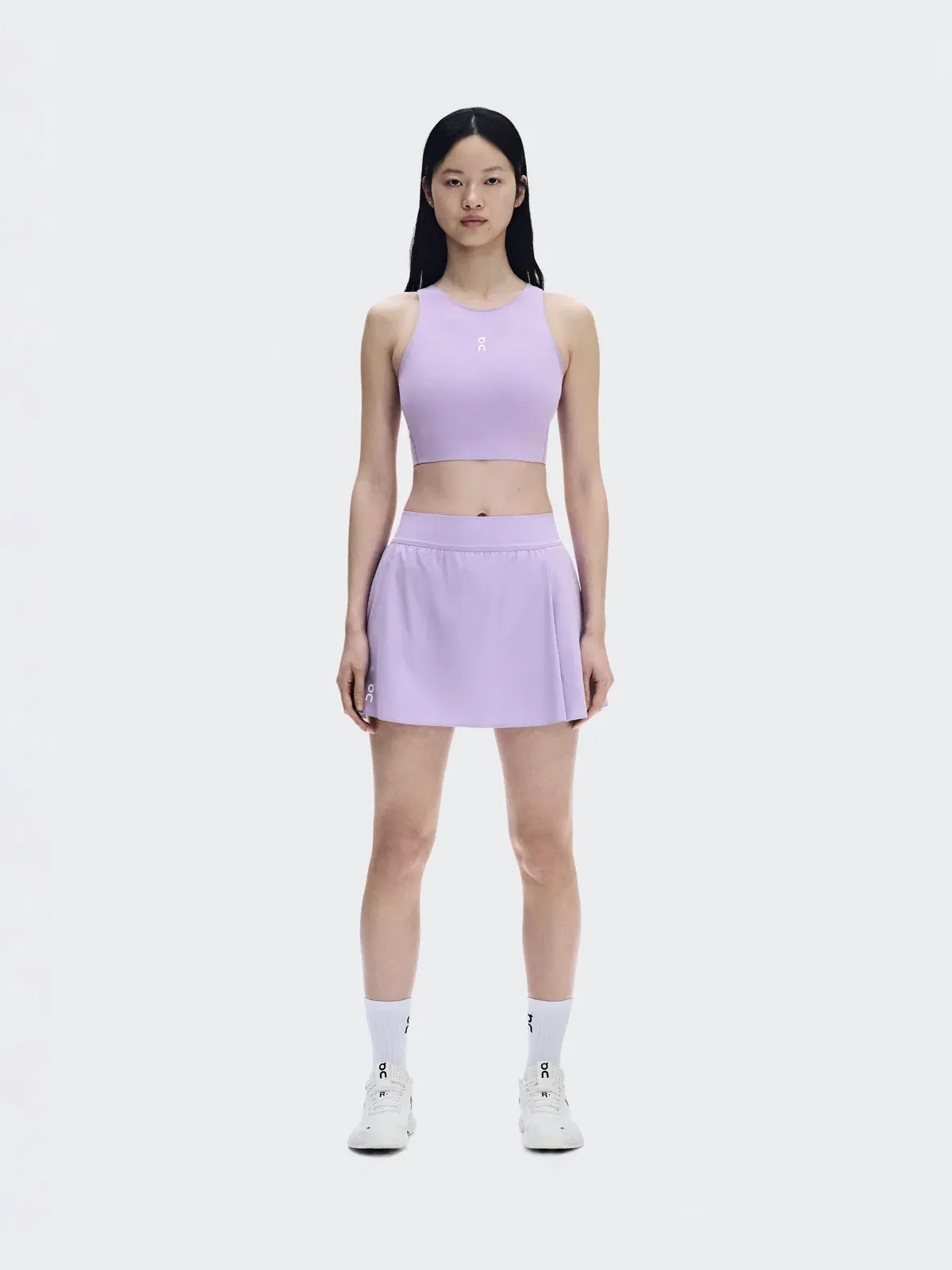 Женская юбка для тенниса со складками Court Skirt Pleated On, Bloom — изображение 2 из 10, светло-розовый