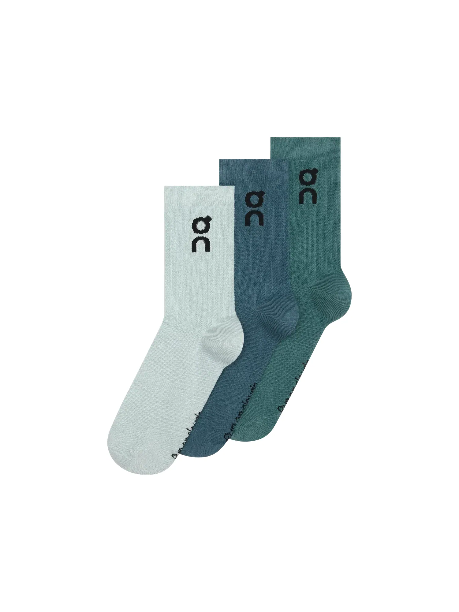 Детские носки высокие с логотипом комплект из 3 пар Logo Sock High On, Brook Storm
