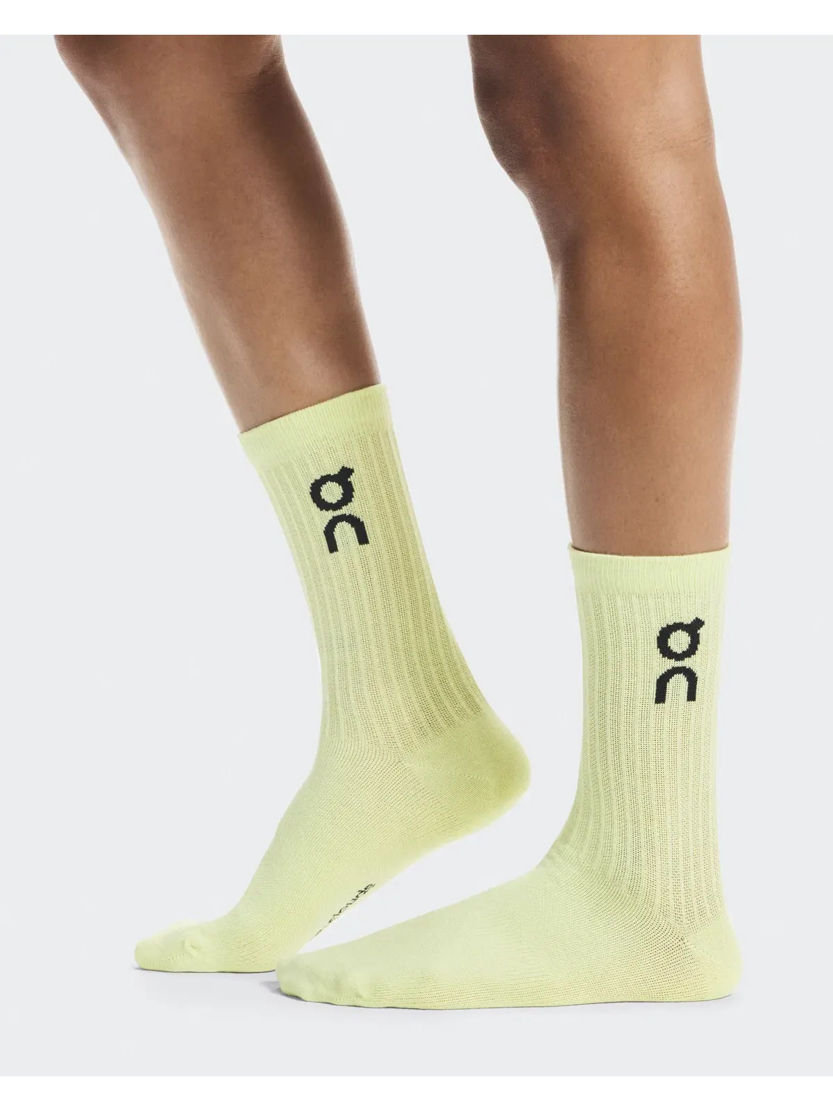Детские носки высокие с логотипом комплект из 3 пар Logo Sock High On, Lemonade/Tin — изображение 3 из 5, лимонный