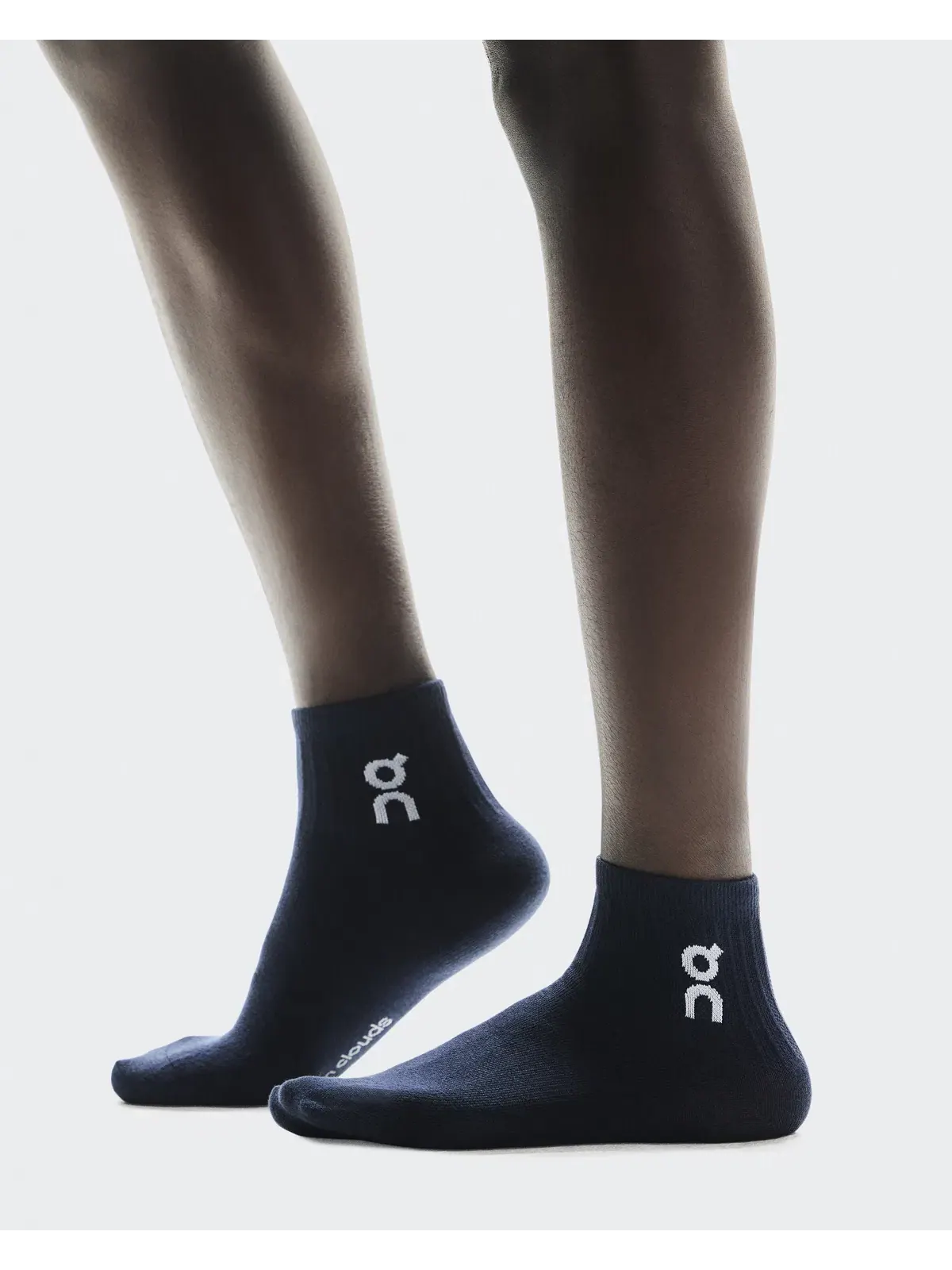 Детские носки с логотипом, комплект из 3 пар, Logo Sock Mid, On — изображение 3 из 5, темно-синий