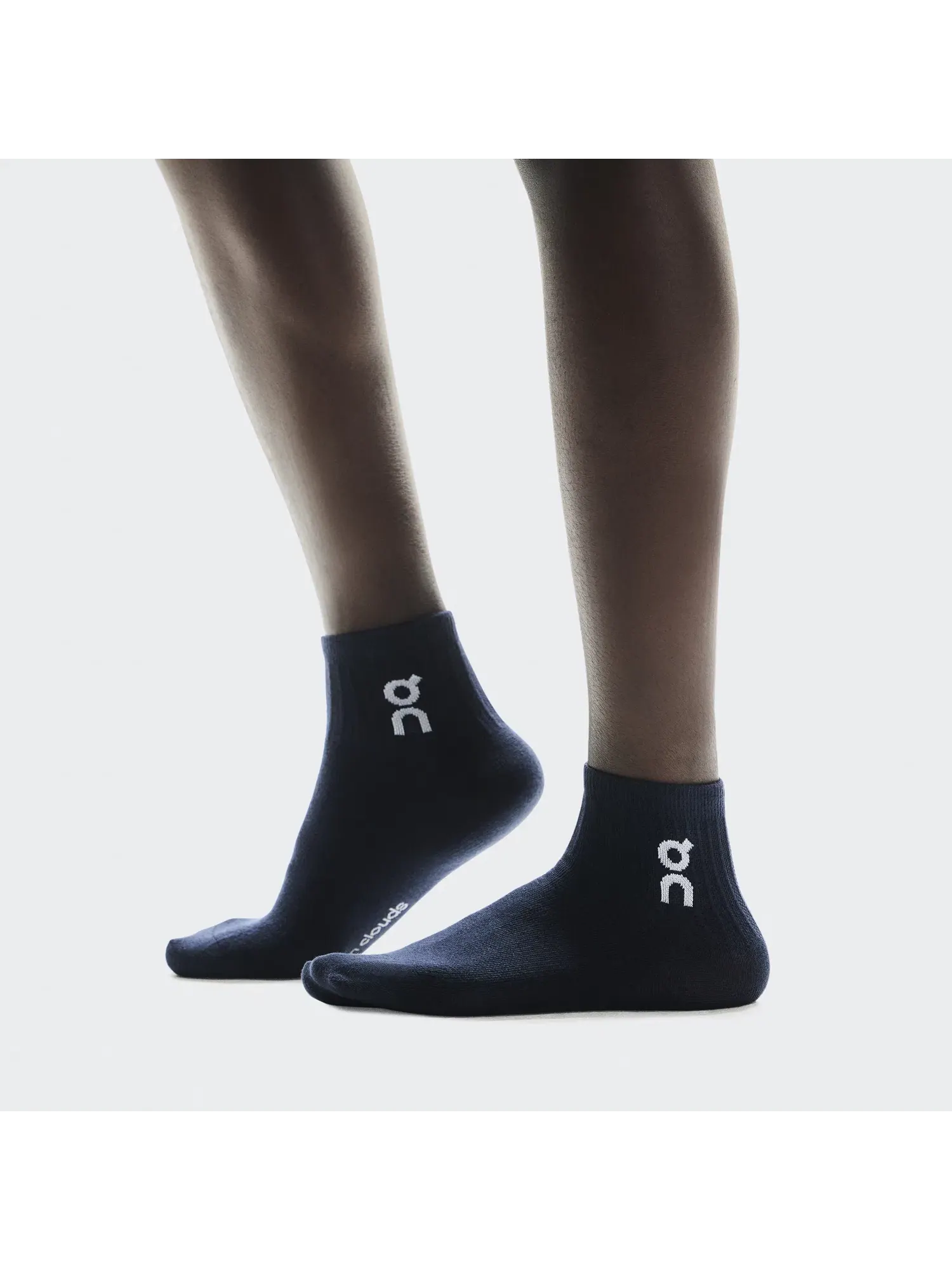Детские носки с логотипом, комплект из 3 пар, Logo Sock Mid, On — изображение 5 из 5, темно-синий