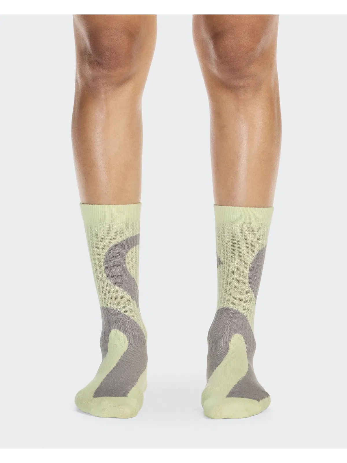 Детские носки с логотипом Liquid Logo Sock High 2P On, Zinc/Linen — изображение 2 из 5, бледно-серый