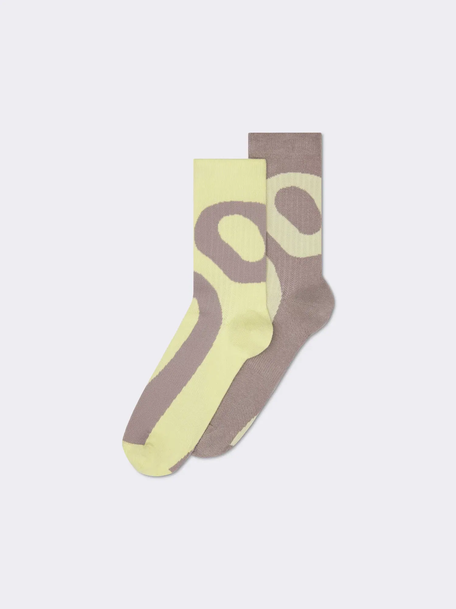 Детские носки с логотипом Liquid Logo Sock High 2P On, Zinc/Linen — изображение 5 из 5, бледно-серый