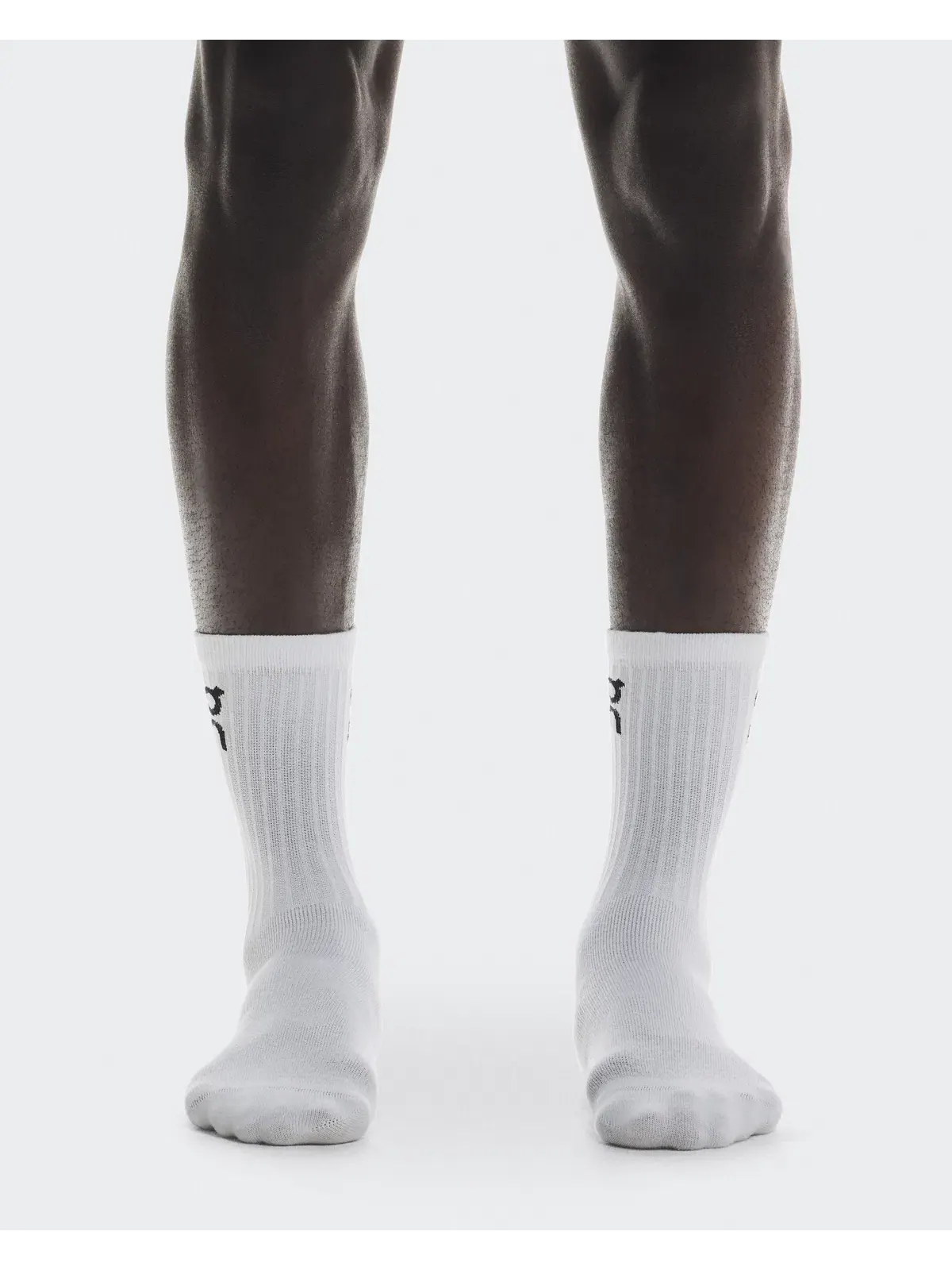 Детские носки высокие с логотипом комплект из 3 пар Logo Sock High On — изображение 2 из 5, белый