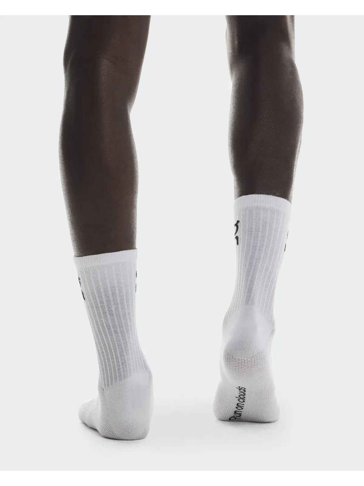 Детские носки высокие с логотипом комплект из 3 пар Logo Sock High On — изображение 4 из 5, белый