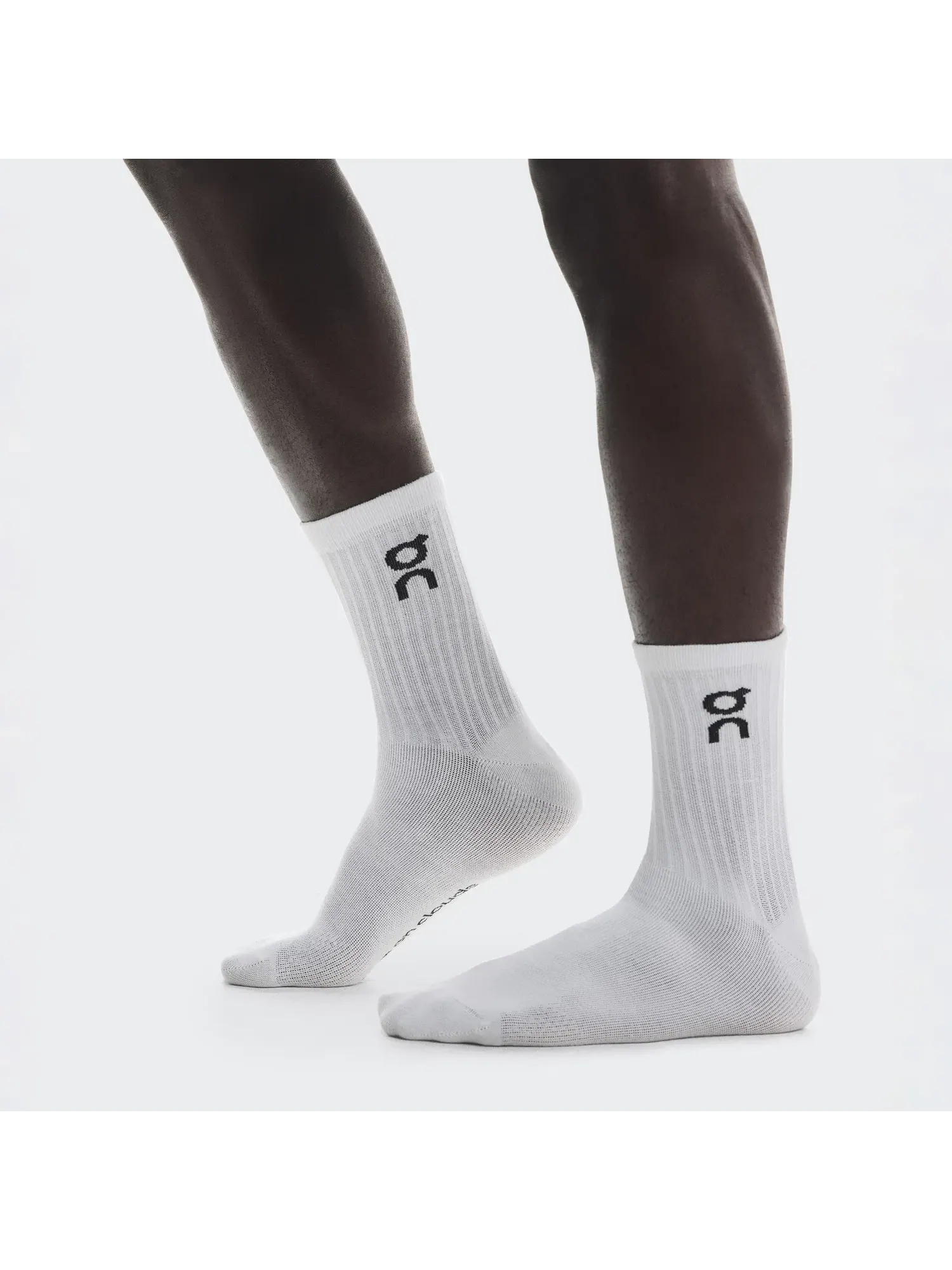 Детские носки высокие с логотипом комплект из 3 пар Logo Sock High On — изображение 5 из 5, белый