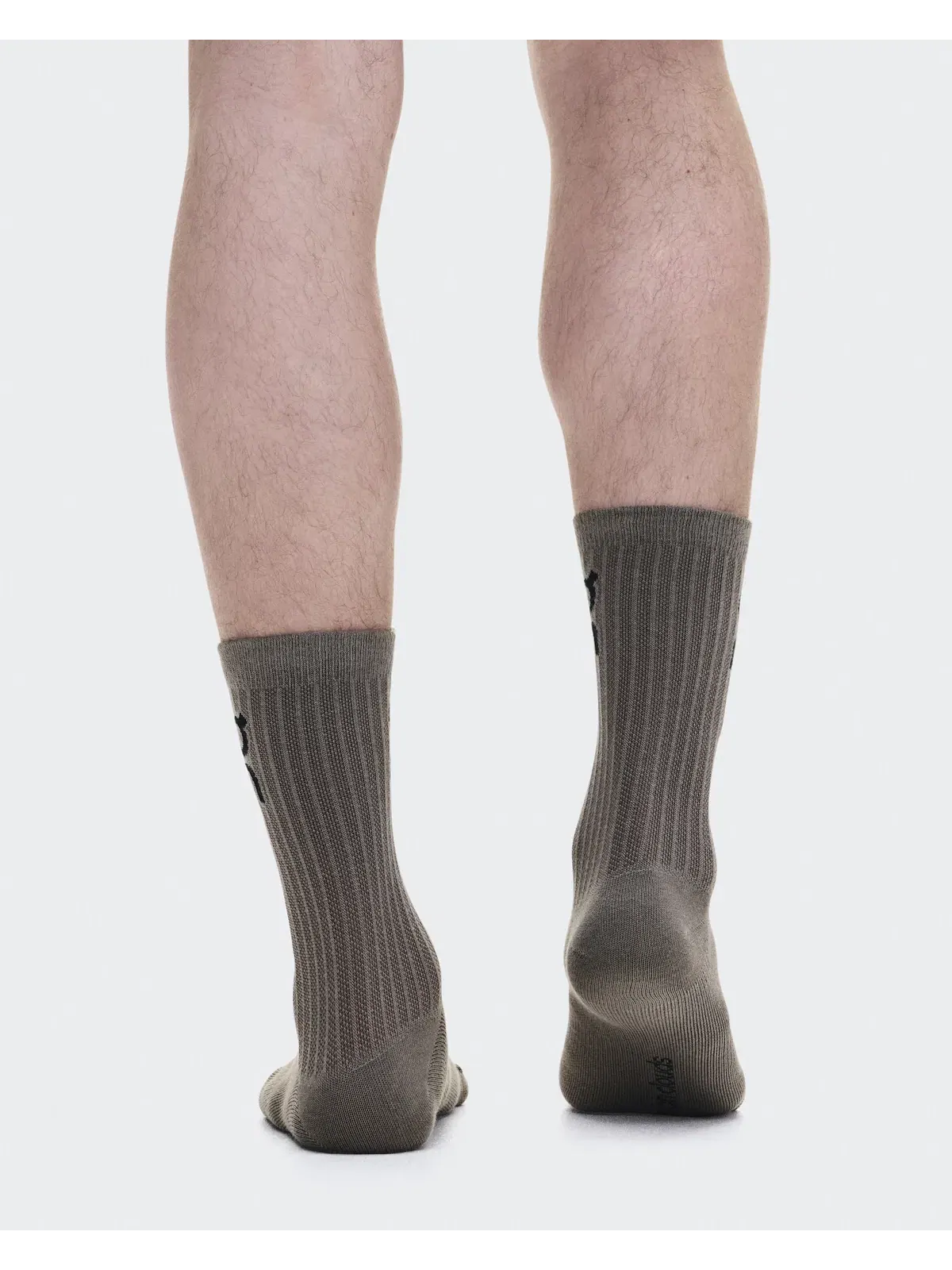 Детские носки с логотипом, набор из 3 пар, Logo Sock High, On, Hare Brume — изображение 4 из 5, пепельно-серый
