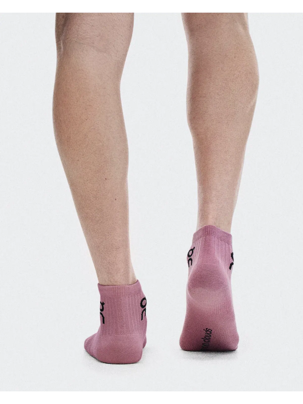 Детские носки комплект из 3 пар с логотипом Logo Sock Mid On, Sherbet Rhodonite — изображение 4 из 5, светло-розовый
