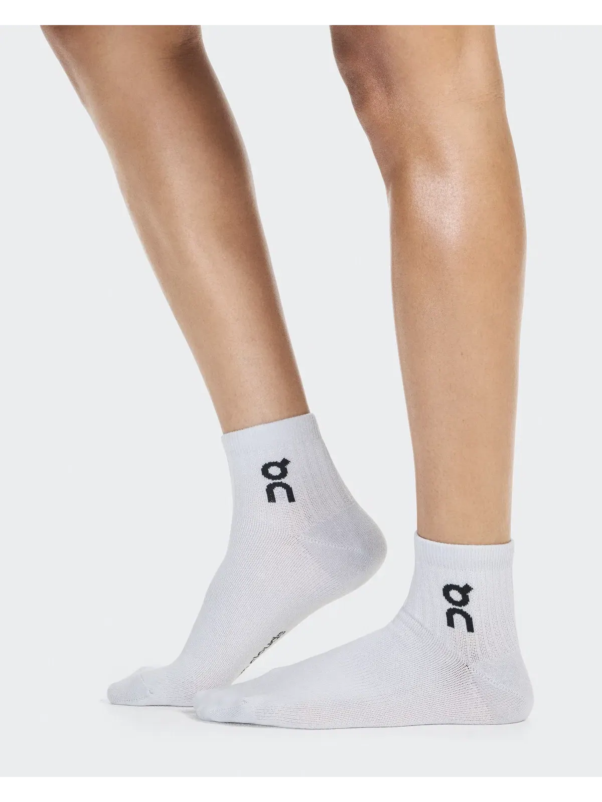 Детские носки с логотипом, комплект из трех пар, Logo Sock Mid, On, Orchid/Bloom — изображение 3 из 5, яркий фиолетовый