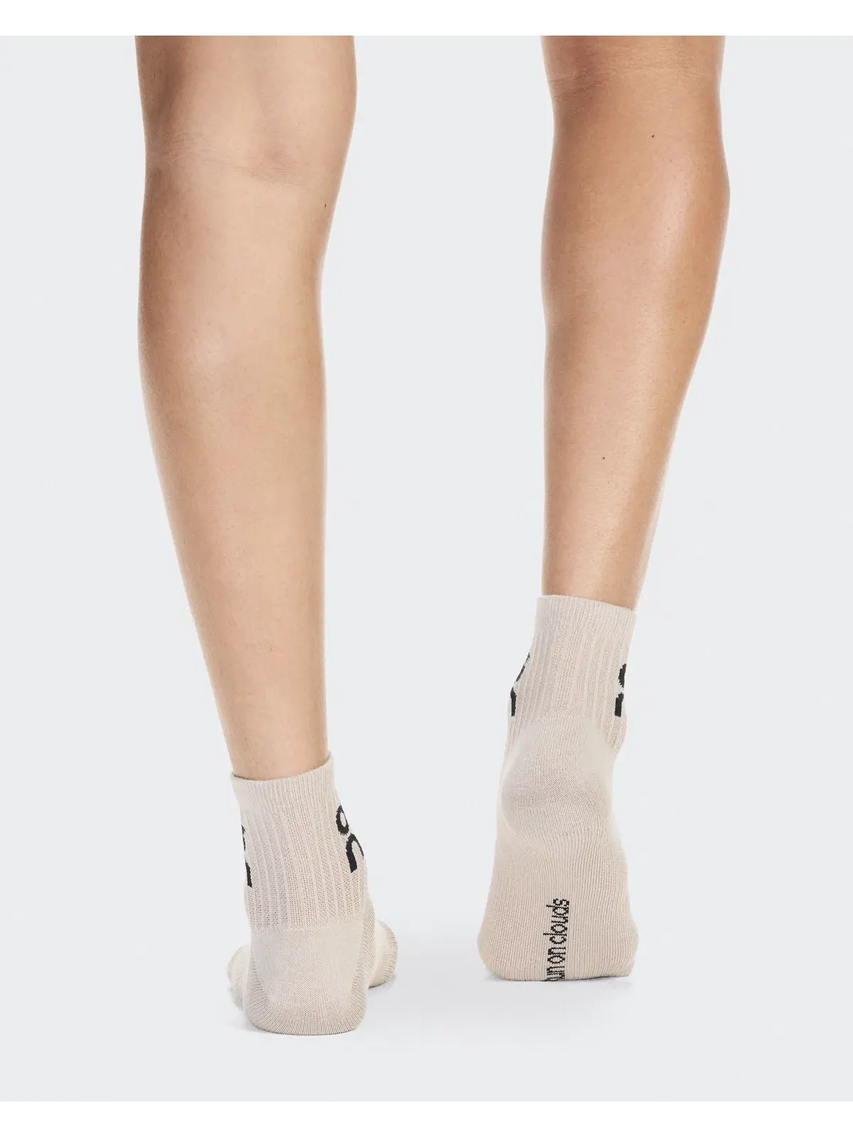 Детские носки с логотипом, набор из 3 пар, Logo Sock Mid 3P, On, Lemonade/Tin — изображение 4 из 5, лимонный