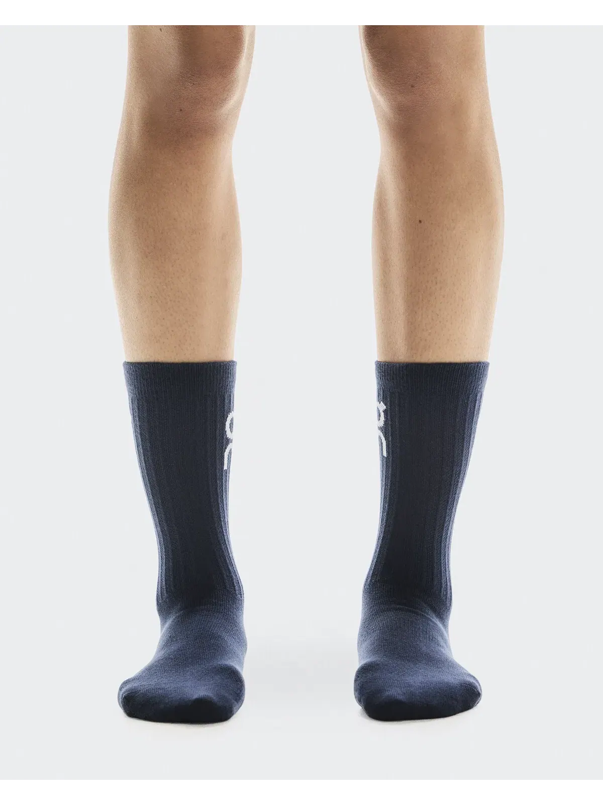 Детские высокие носки с логотипом, комплект из 3 пар, Logo Sock High 3P, On — изображение 2 из 5, темно-синий
