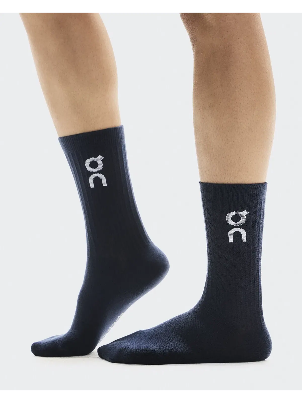 Детские высокие носки с логотипом, комплект из 3 пар, Logo Sock High 3P, On — изображение 3 из 5, темно-синий