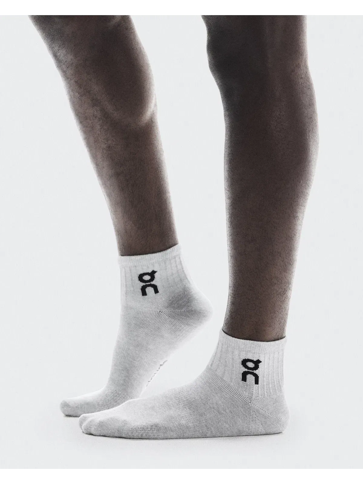 Детские носки с логотипом, набор из 3 пар, Logo Sock Mid, On — изображение 3 из 5, серый