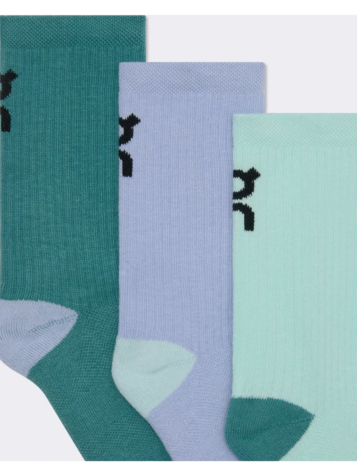 Детские высокие носки с логотипом, 3 пары, Logo Sock High, On, Celeste Storm — изображение 4 из 5, небесно-голубой
