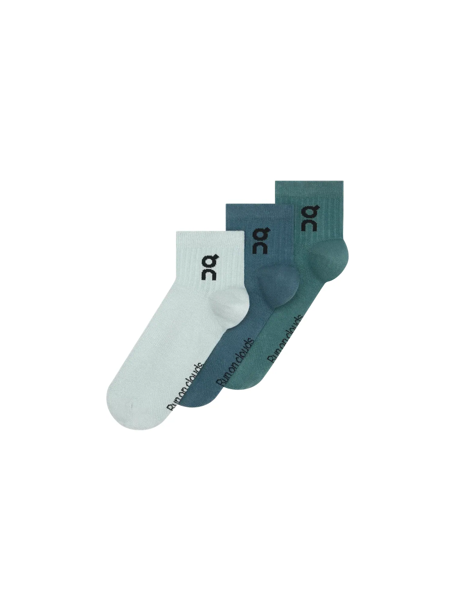 Детские носки с логотипом, комплект из 3 пар, Logo Sock Mid, On, Brook Storm