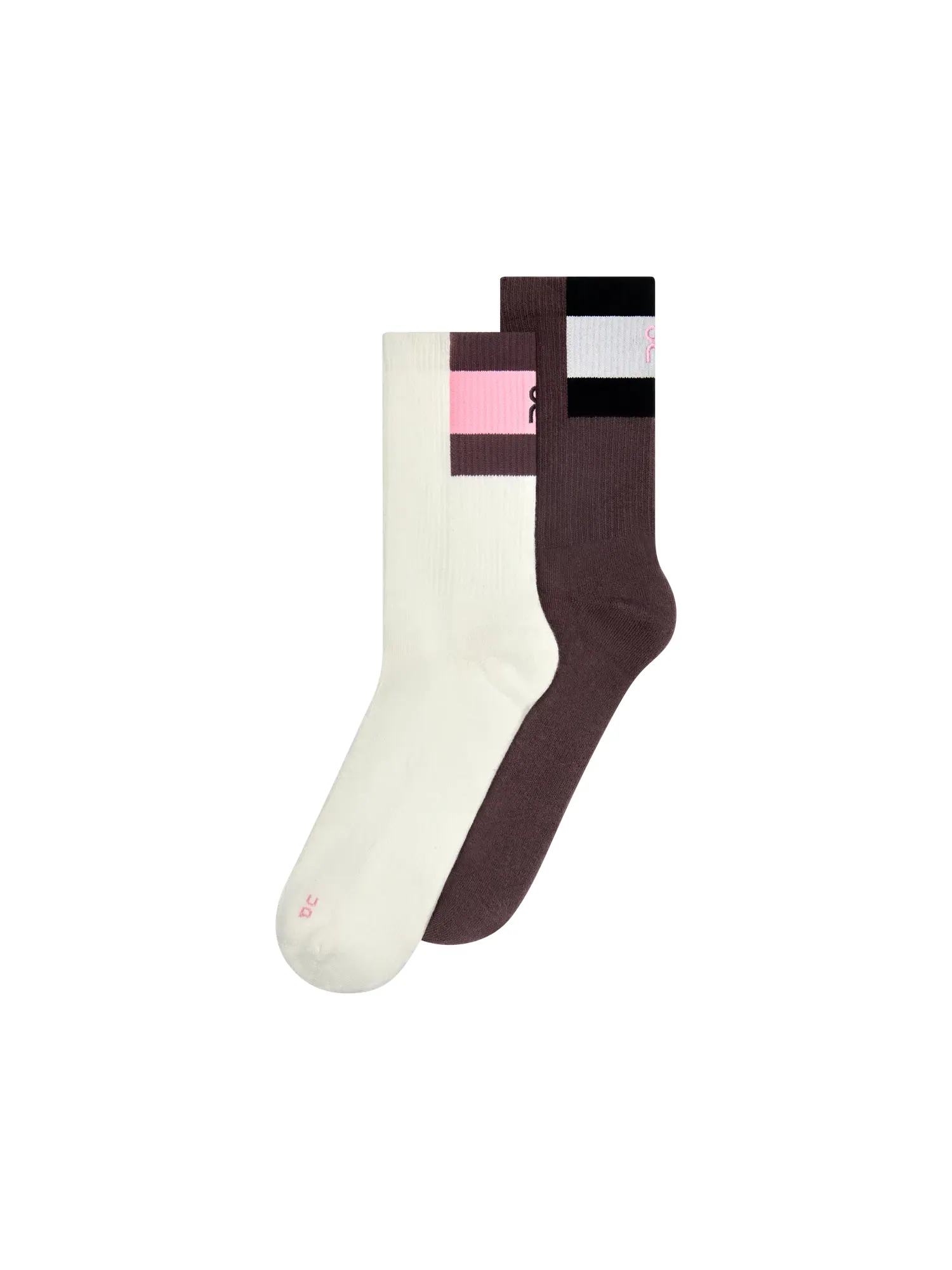 Детские высокие носки с полосатой вставкой Courtside Sock High 2P On