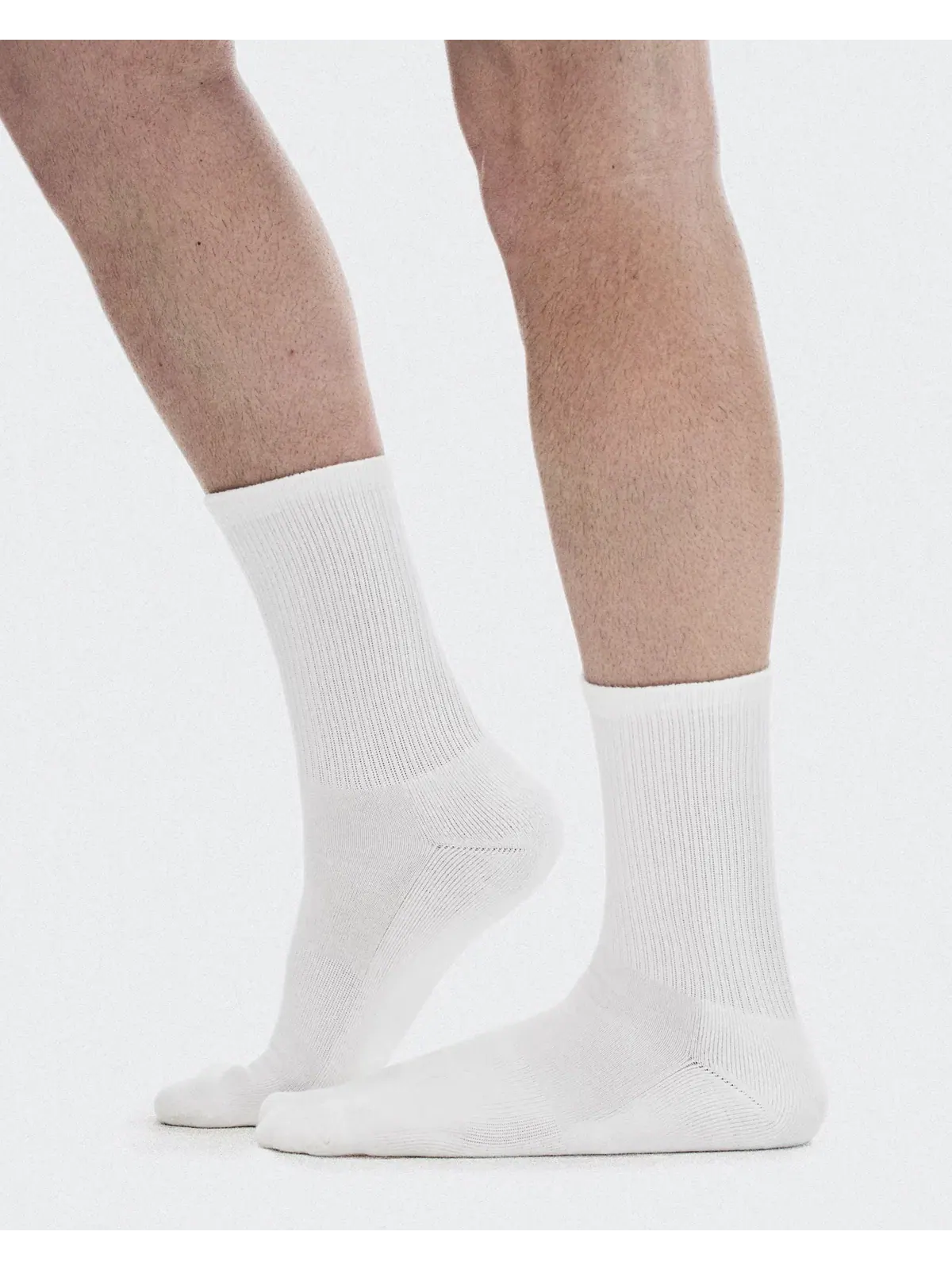 Детские носки высокие с поддержкой свода стопы комплект 2 пары Club Sock High On — изображение 3 из 6, белый