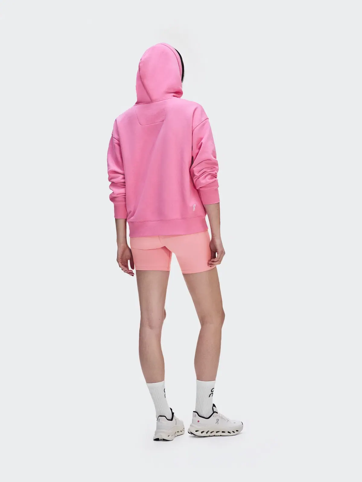 Женское худи свободного кроя с капюшоном Club Hoodie On — изображение 4 из 11, розовый бубльгум