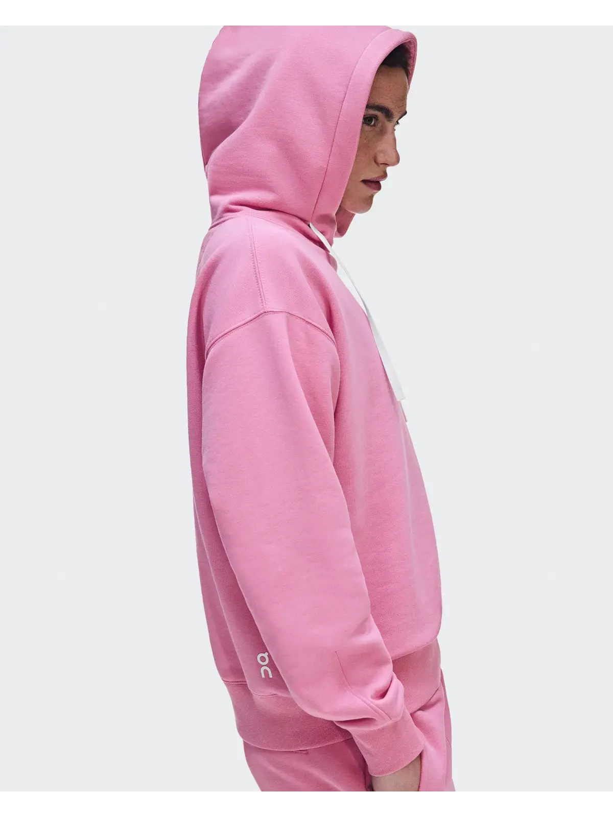 Женское худи свободного кроя с капюшоном Club Hoodie On — изображение 6 из 11, розовый бубльгум