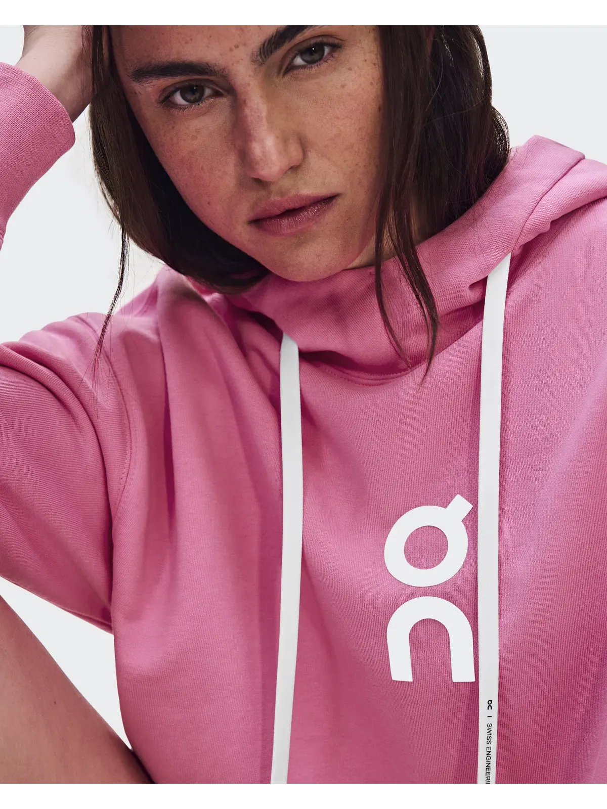 Женское худи свободного кроя с капюшоном Club Hoodie On — изображение 7 из 11, розовый бубльгум