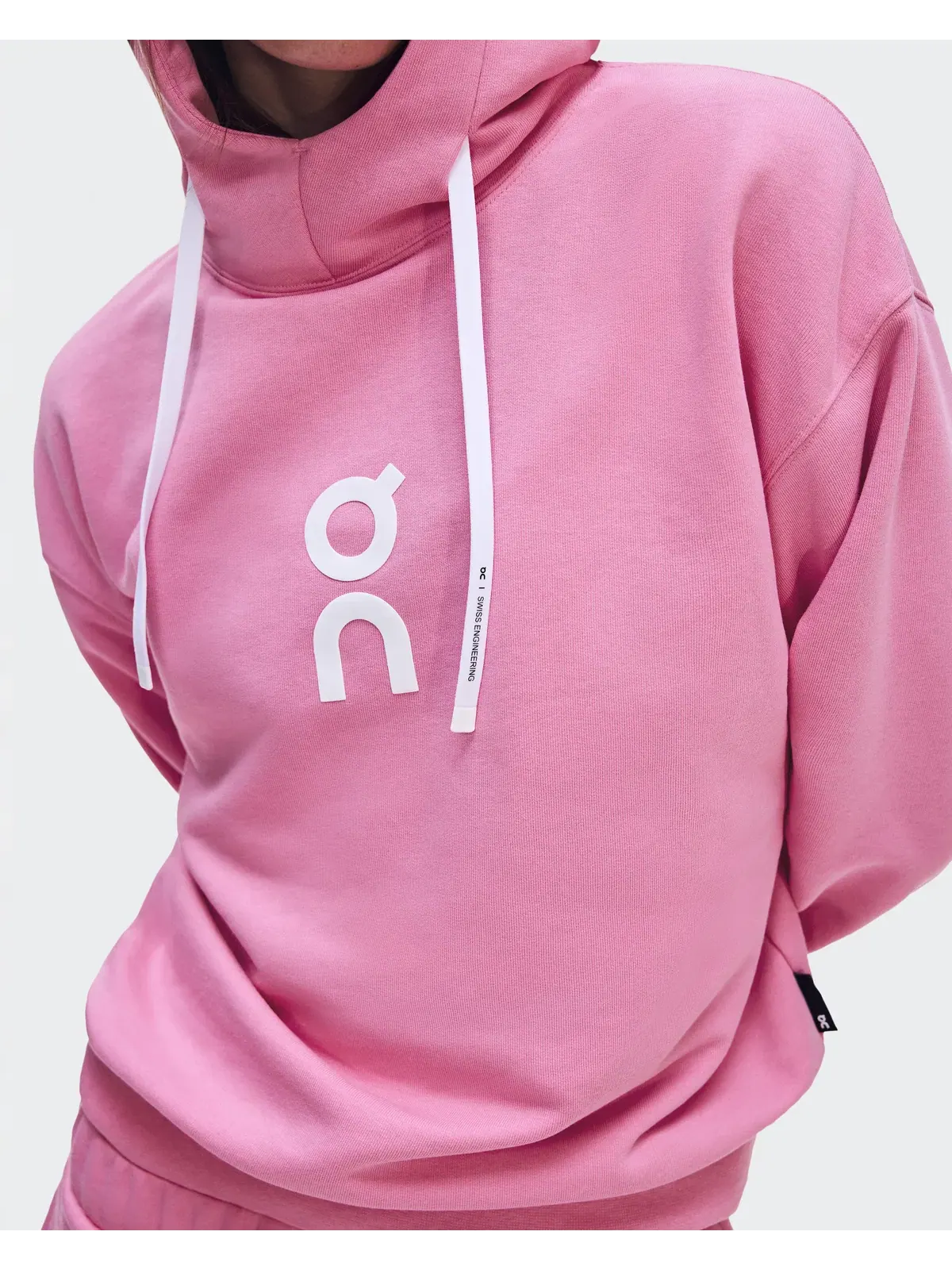 Женское худи свободного кроя с капюшоном Club Hoodie On — изображение 9 из 11, розовый бубльгум