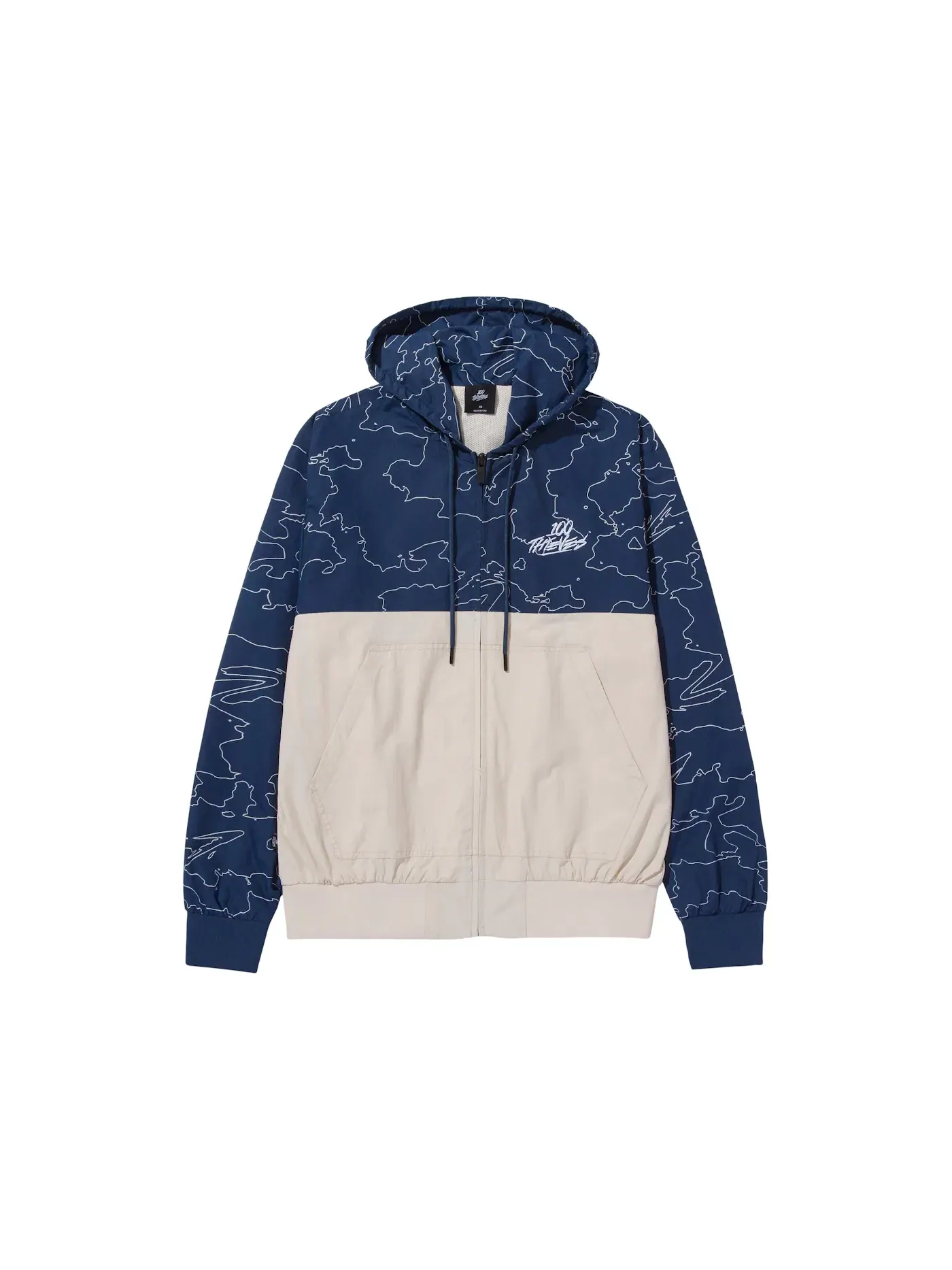 Мужская ветровка с принтом Geoprint Windbreaker 100 Thieves