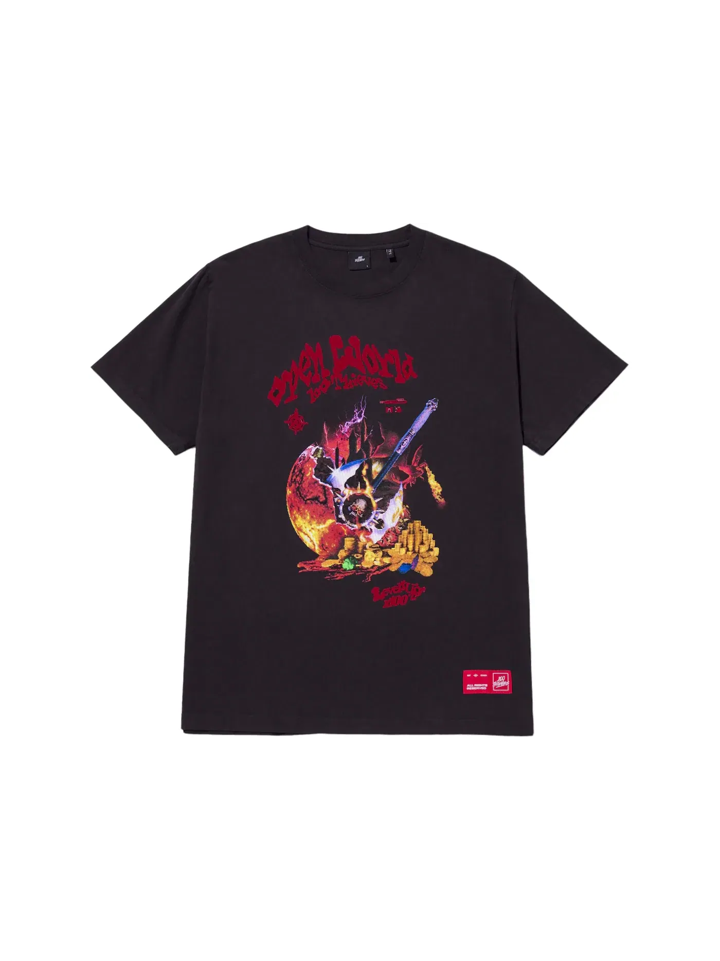 Мужская футболка с длинным рукавом 100 Thieves