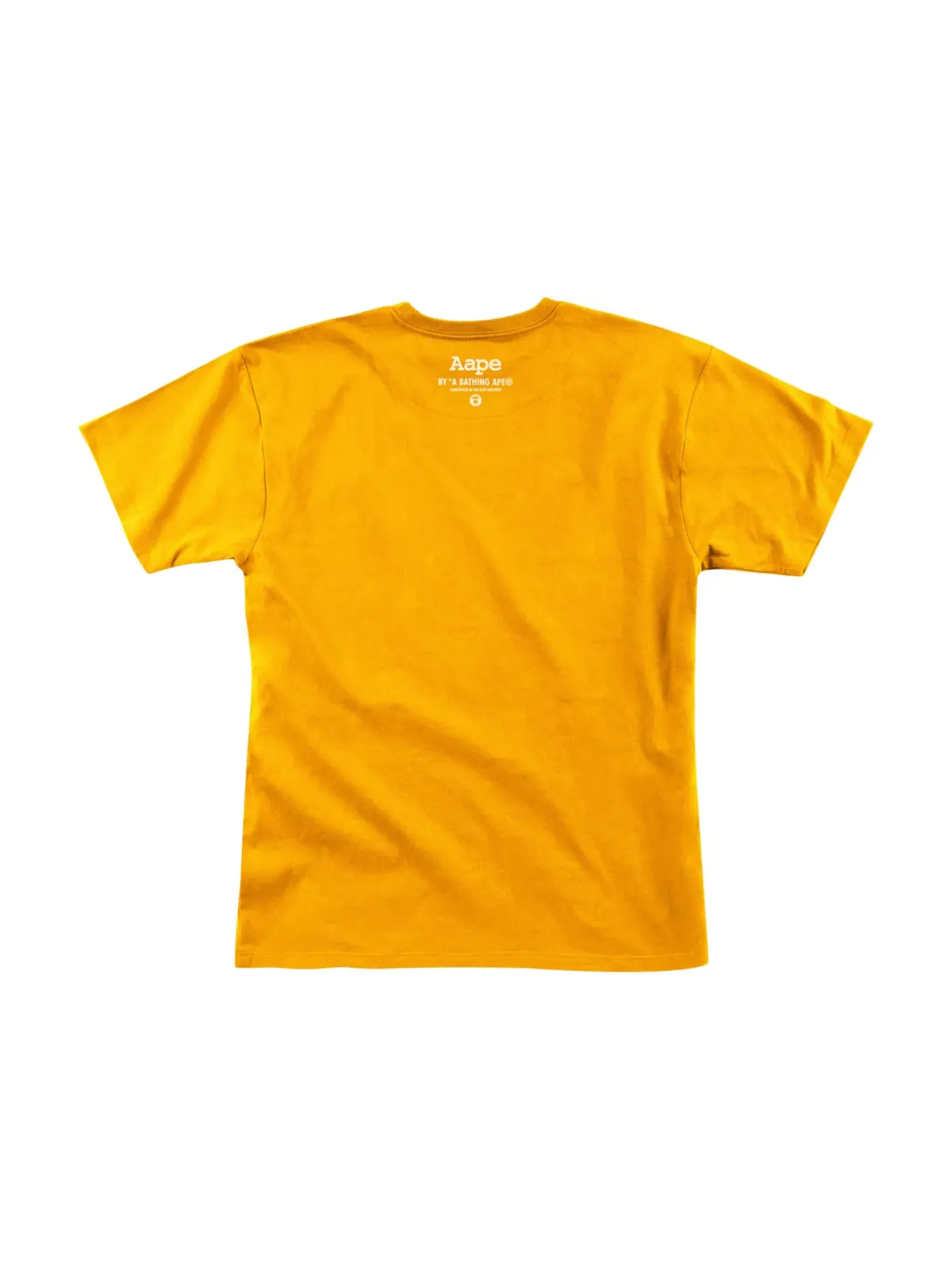 Мужская футболка с принтом BAPE x Mitchell & Ness Los Angeles Lakers Tee BAPE — изображение 2 из 2, желтый