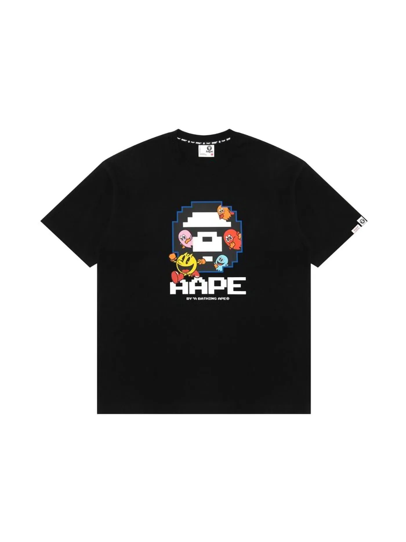 Мужская футболка с принтом BAPE x Pac-Man #3 Tee BAPE — изображение 1 из 2, черный