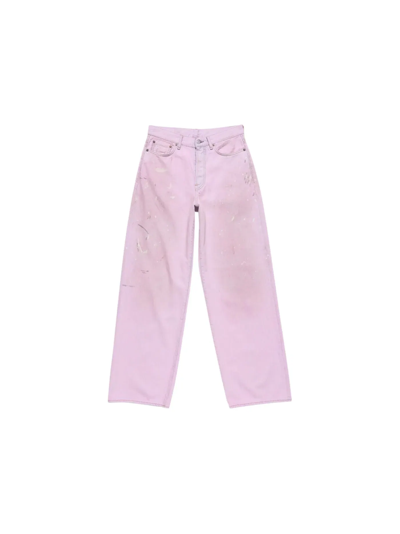 Мужские джинсы с прямым кроем Jeans Acne Studios — изображение 1 из 1, розовый
