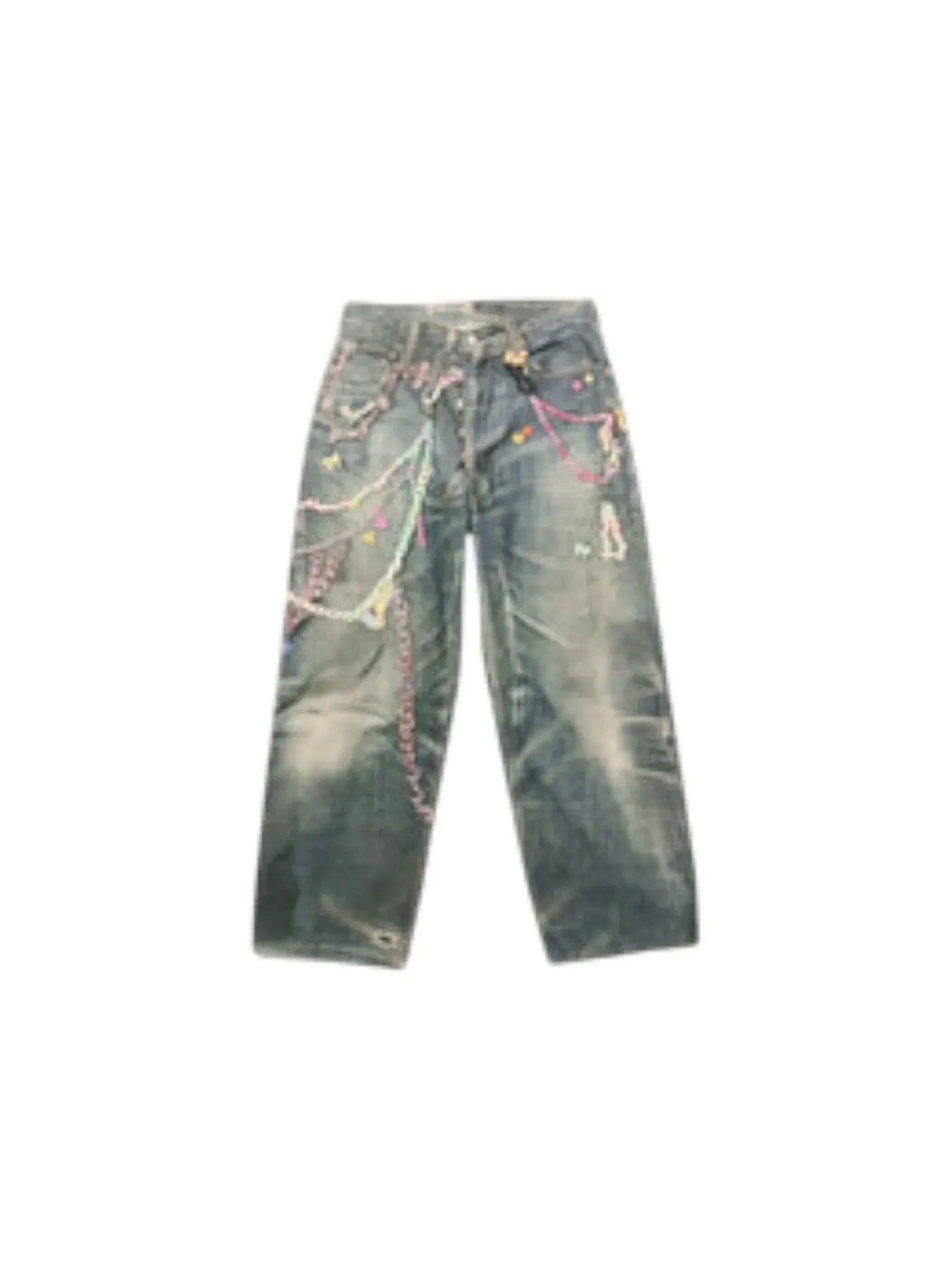 Женские джинсы свободного кроя 1981F Baggy Fit Jeans Acne Studios — изображение 1 из 1, синий