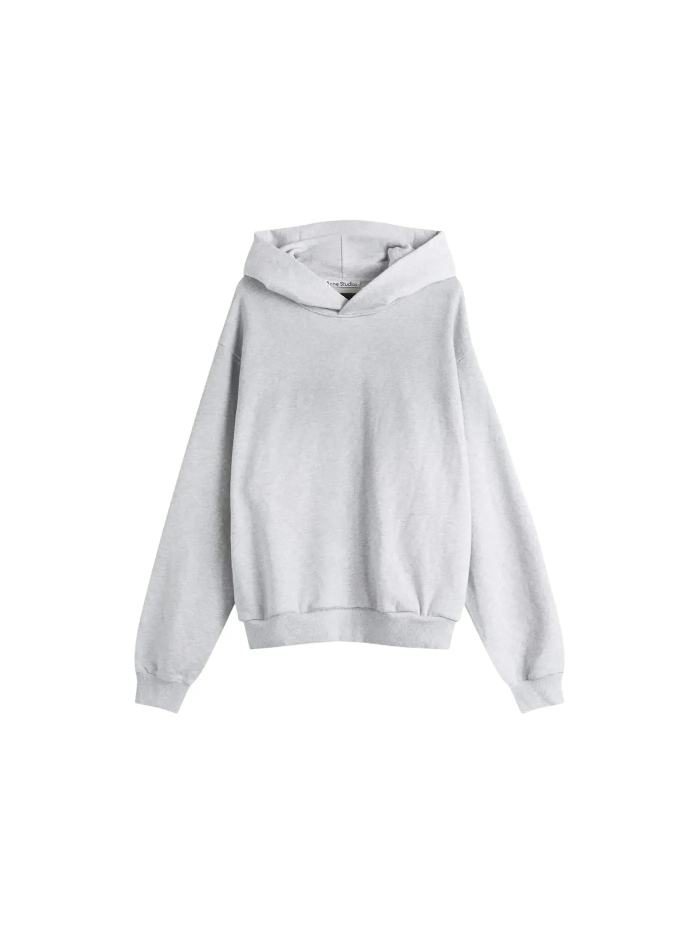 Женский худи с принтом Acne Studios 1996 Back Logo Hoodie — изображение 1 из 2, серый