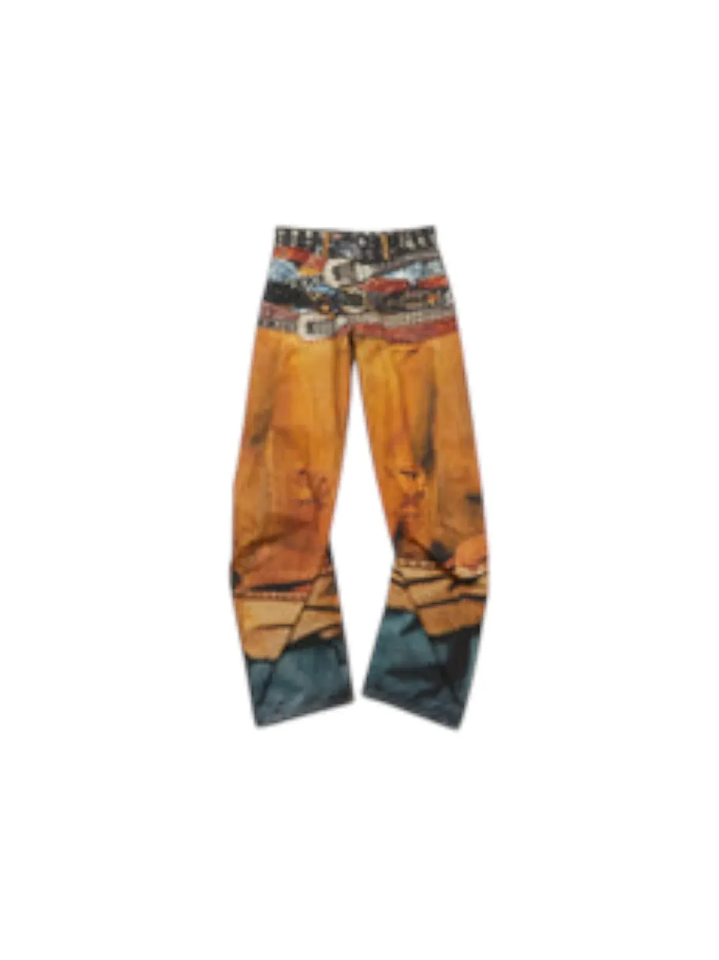 Мужские джинсы свободного кроя 2006M Acne Studios — изображение 1 из 1, красный