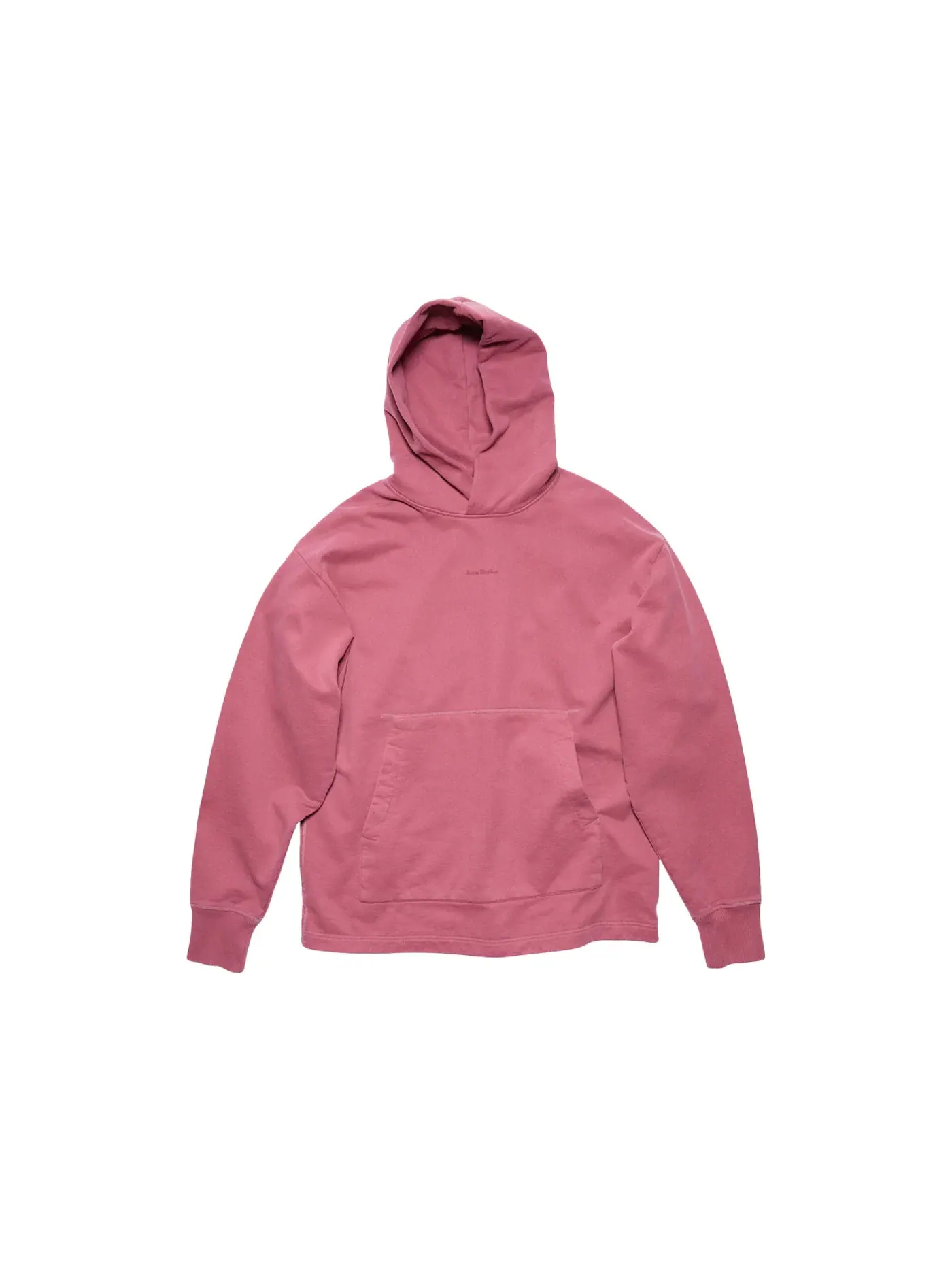 Мужская худи с принтом Sweatshirt Acne Studios — изображение 1 из 1, розовый