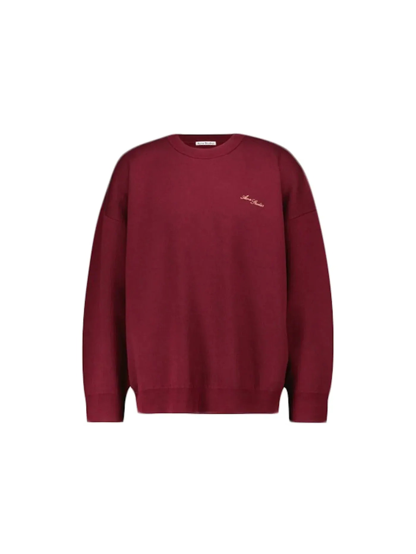 Мужской свитер с круглым вырезом Sweater Acne Studios — изображение 1 из 1, красный