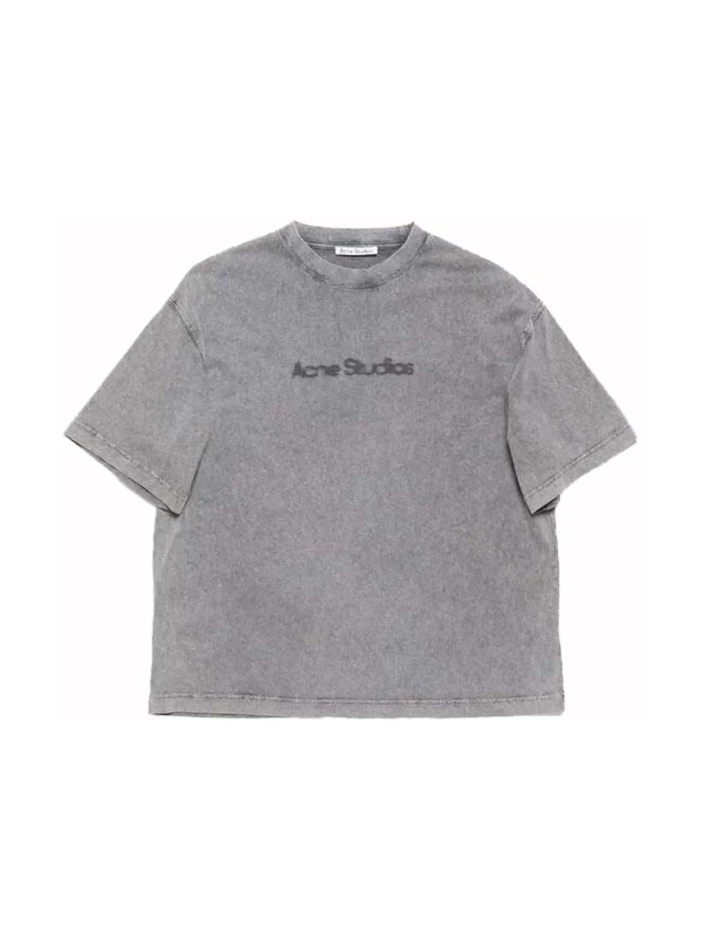 Женская футболка с логотипом Acne Studios T-Shirt — изображение 1 из 1, серый